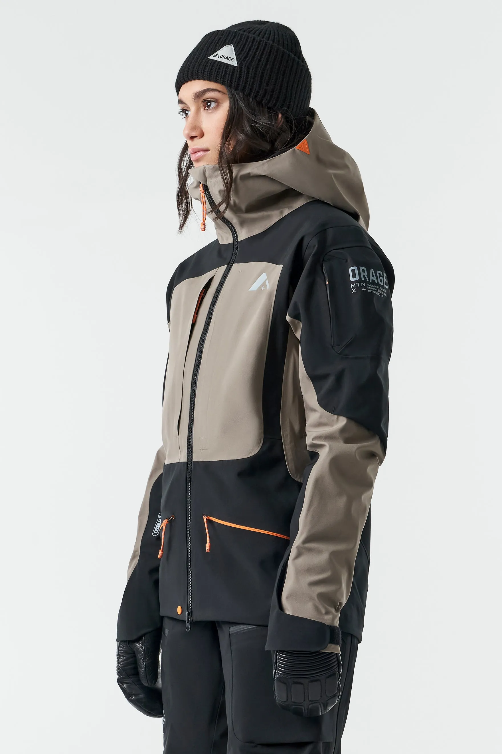 Women's MTN-X Boulder 3L Hybrid Jacket-Clay sold by Orage product image thumbnail 2