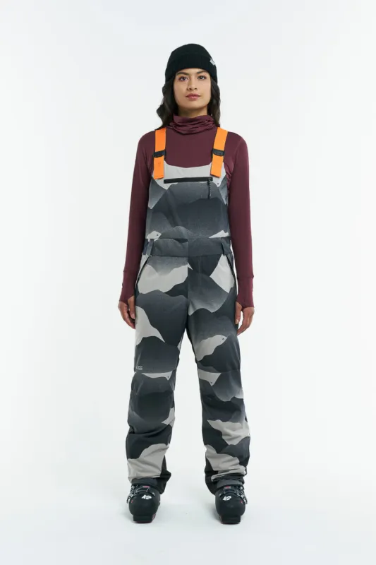 SAMPLE - Women's Ridge Insulated Bib-Shadows limestone made by Orage