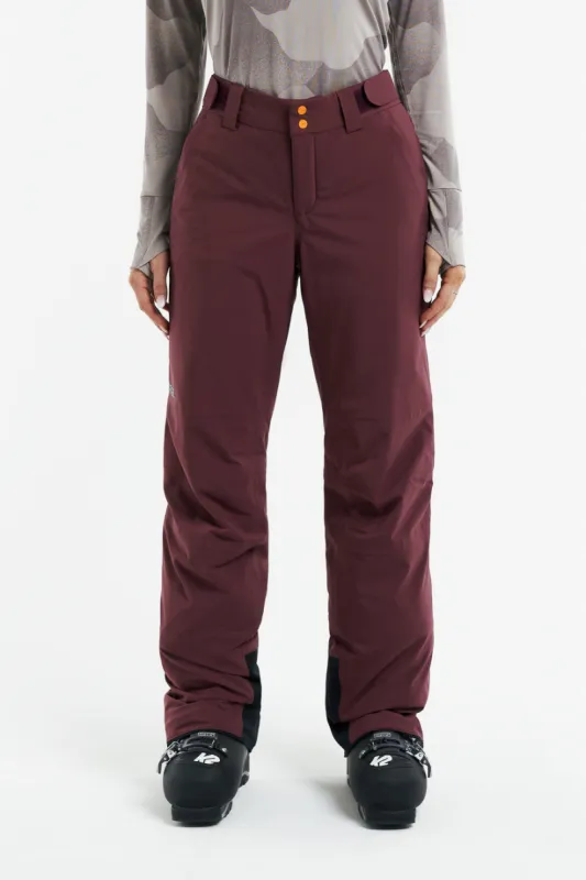 Women's Chica Insulated Pants-Dark cherry made by Orage