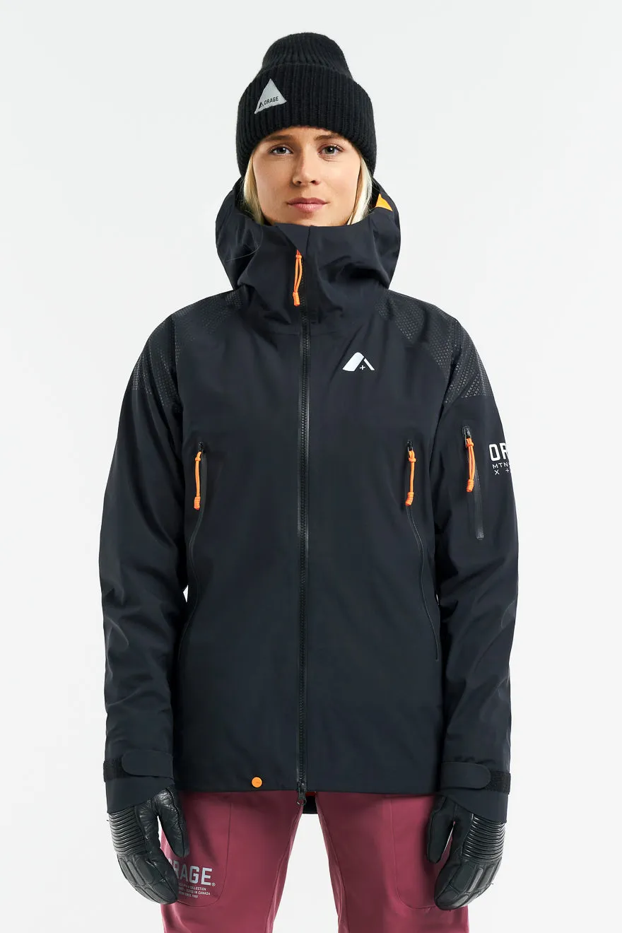 Women's MTN-X Alpina Light 3L Jacket-Black sold by Orage