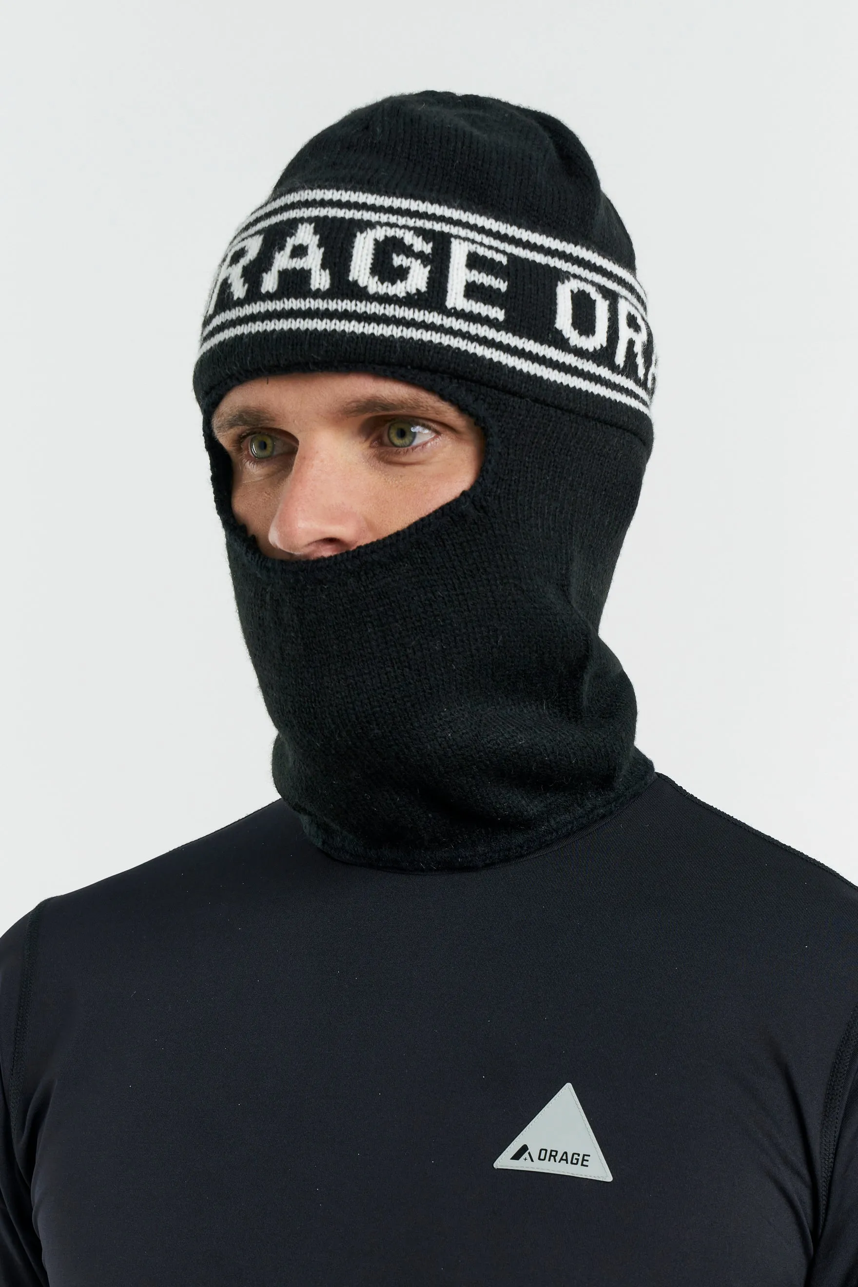 Unisex Bigfoot Face Mask Beanie-Black sold by Orage