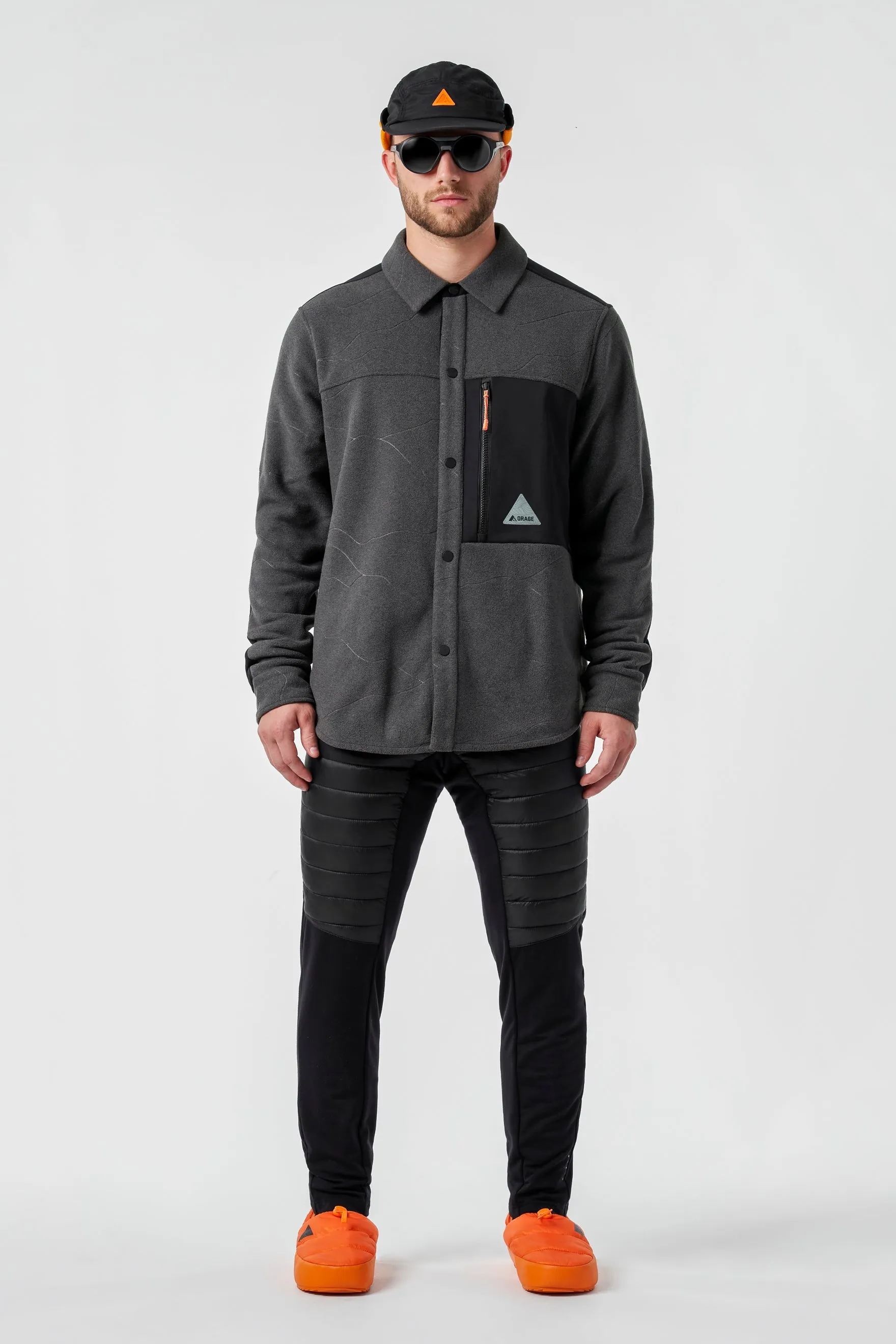 Hunter Unisex Fleece Shirt-Black sold by Orage