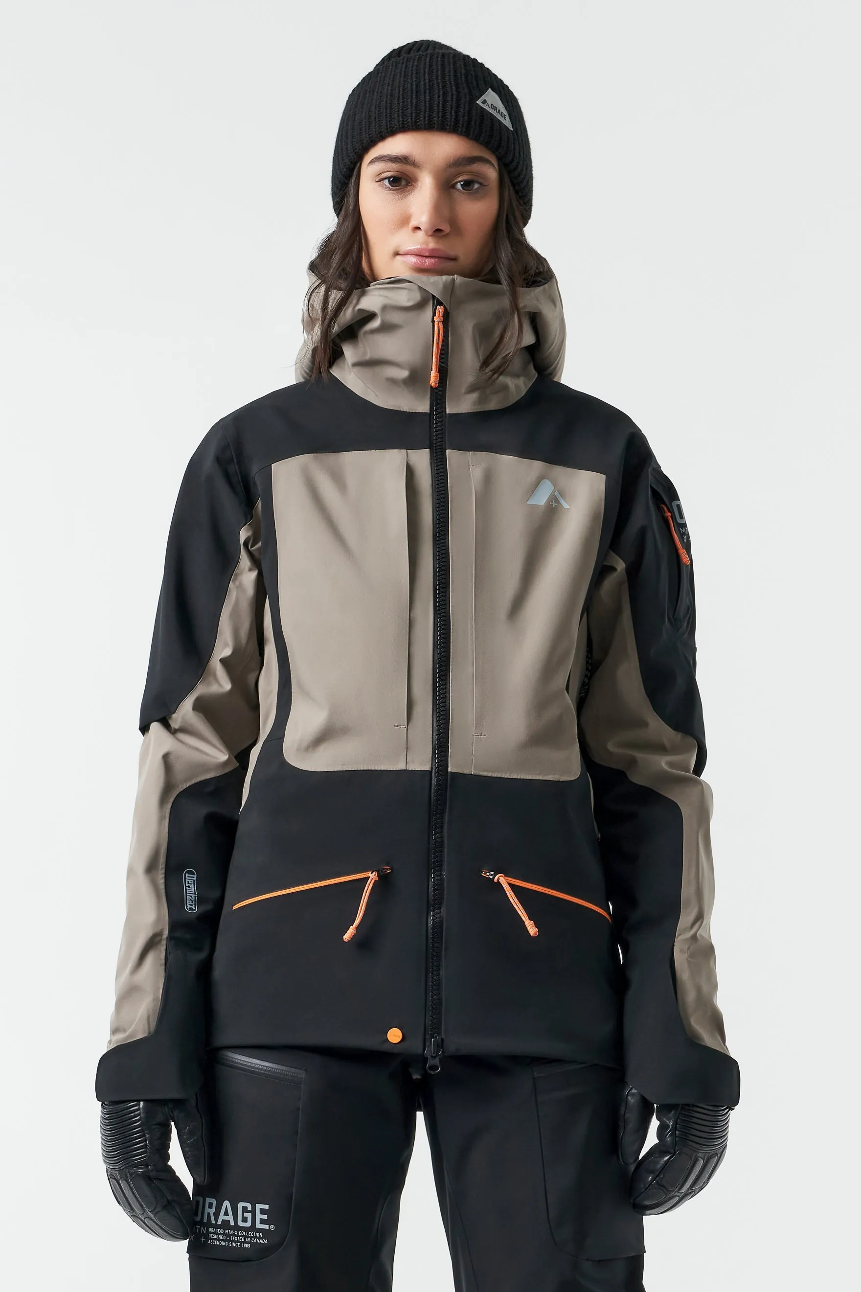 Women's MTN-X Boulder 3L Hybrid Jacket-Clay sold by Orage