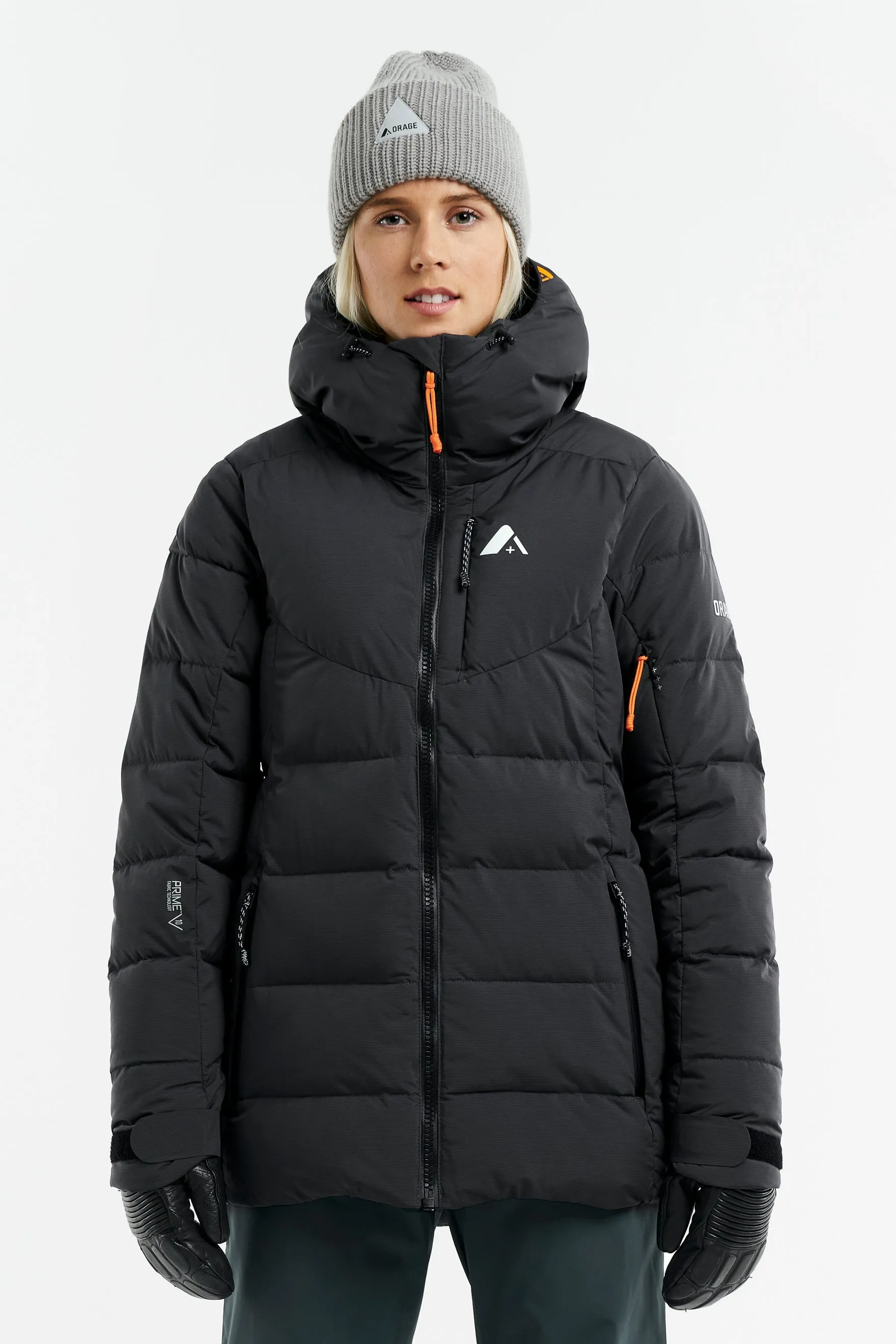 Riya Synthetic Down Jacket-Black sold by Orage