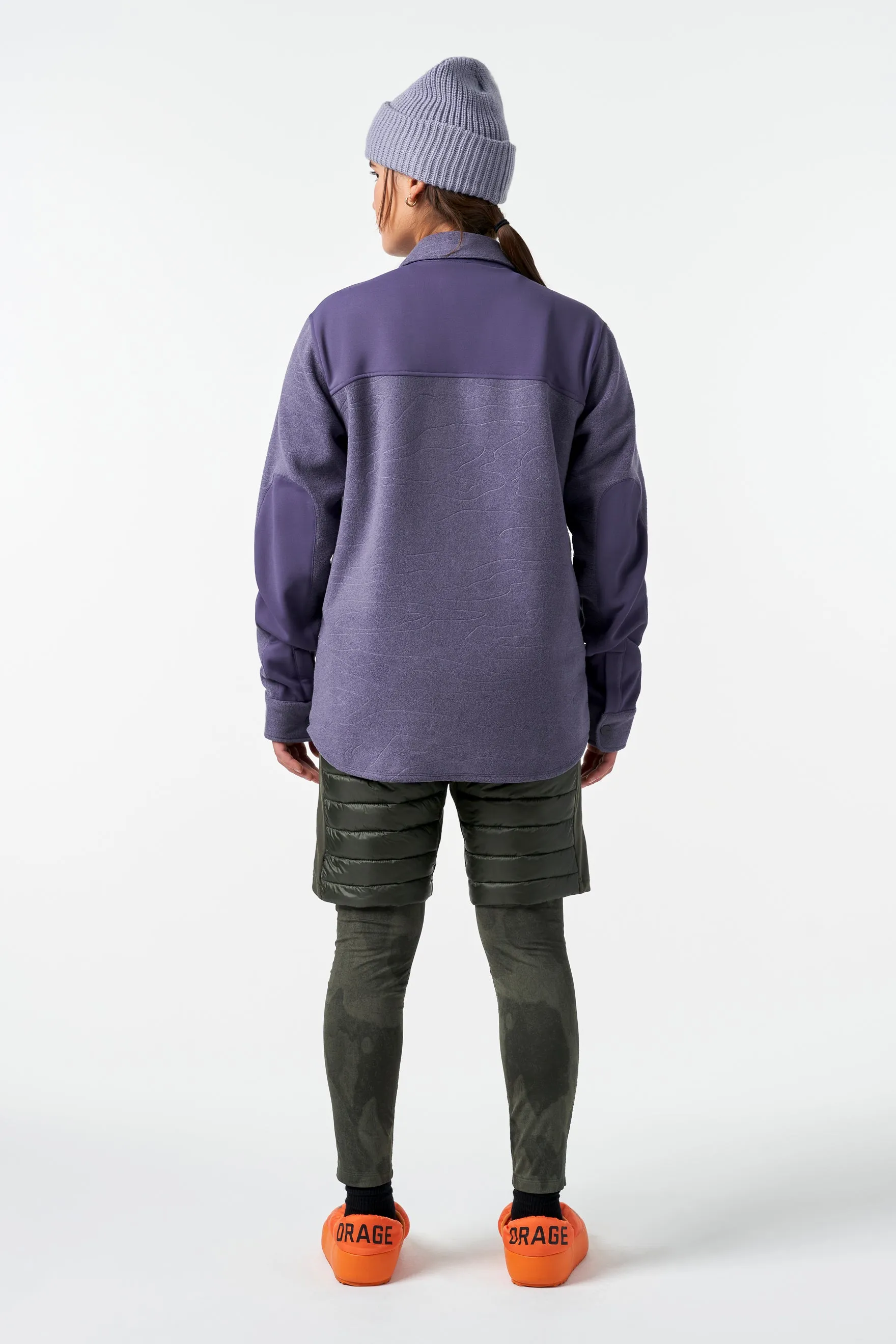 Hunter Unisex Fleece Shirt-Dark mineral sold by Orage product image thumbnail 3