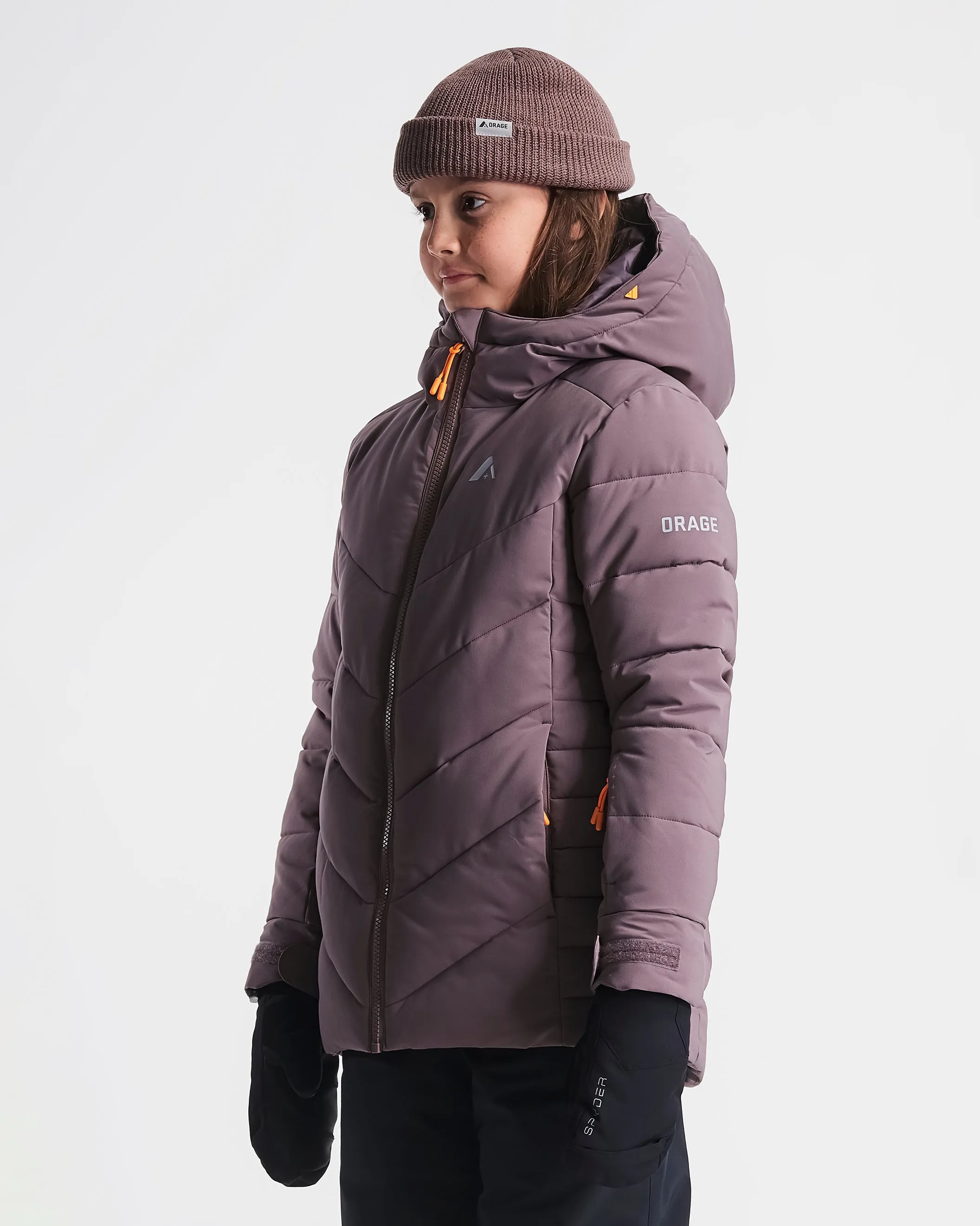 Girl's Riya Jr. Synthetic Down Jacket sold by Orage product image thumbnail 3