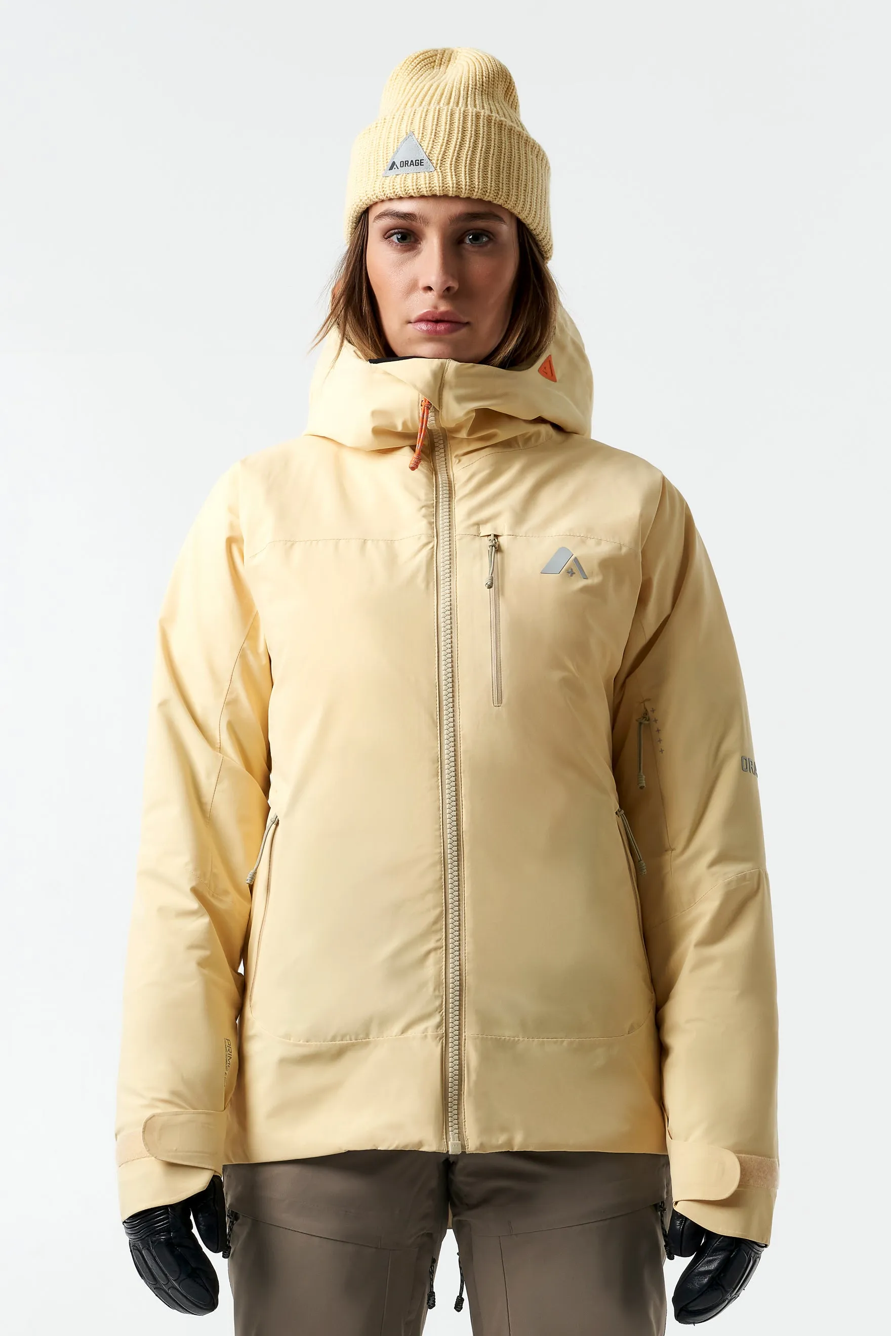 Nina Hybrid Insulated Jacket-Barley sold by Orage product image thumbnail 4
