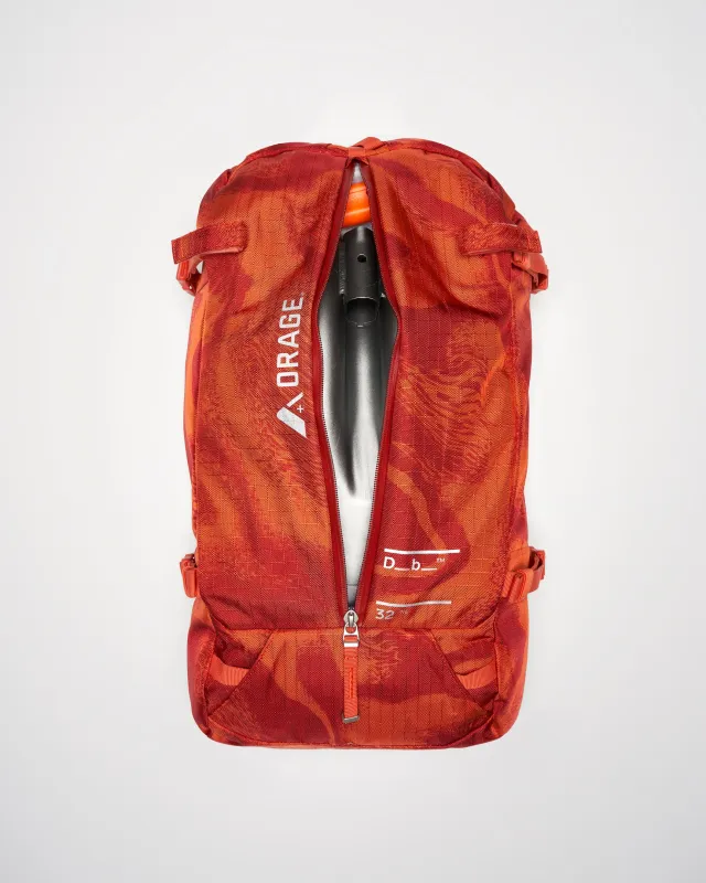 Snow Pro Backpack Db x Orage Magma Capsule made by Orage
