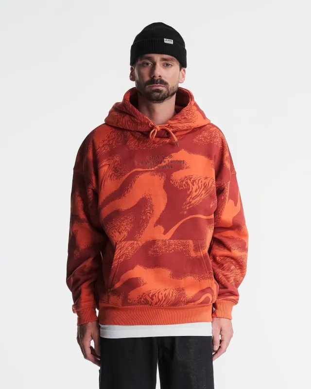 SAMPLE - Unisex Alpine Print Hoodie made by Orage
