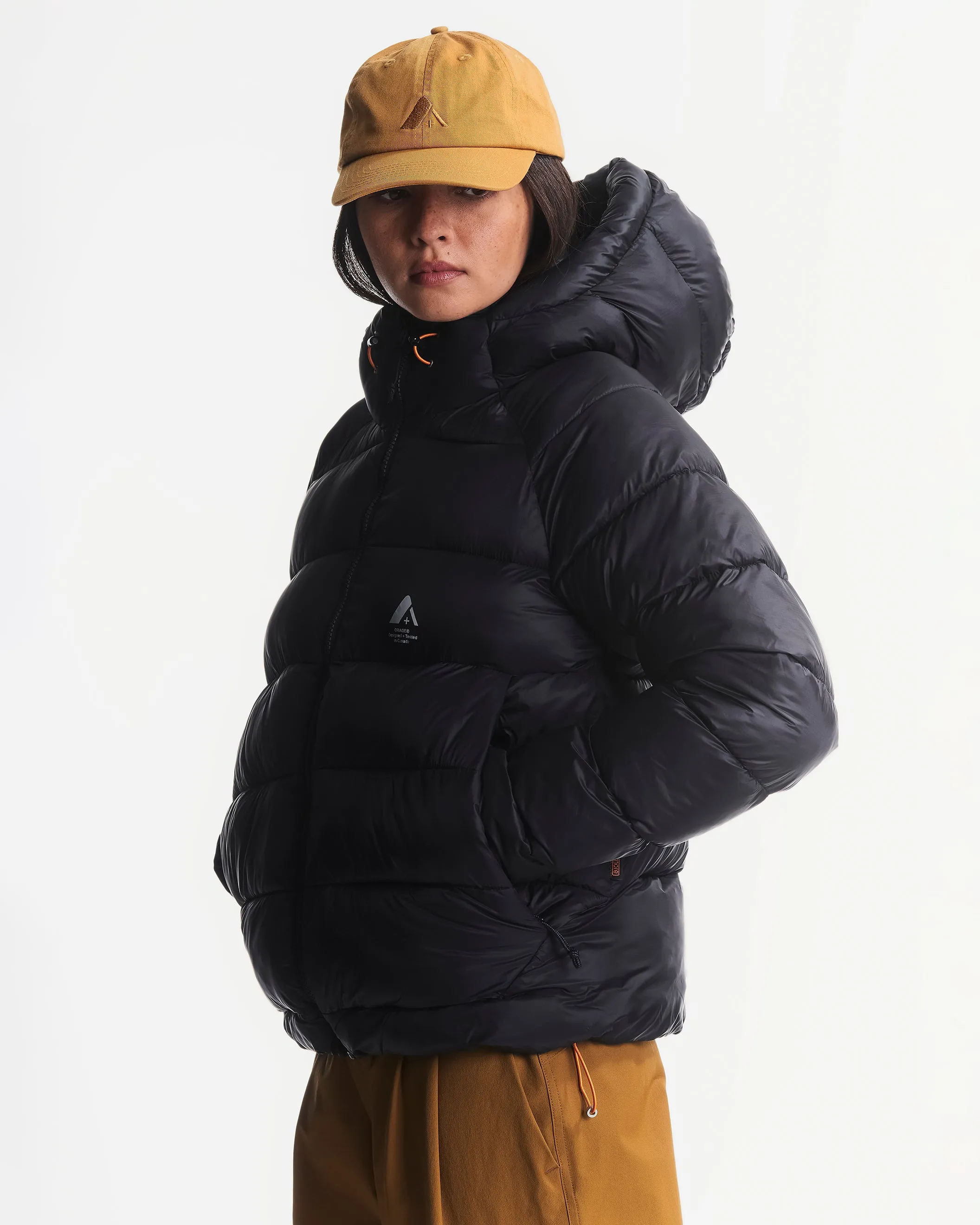 Women's Polar Down Hooded Jacket sold by Orage product image thumbnail 5