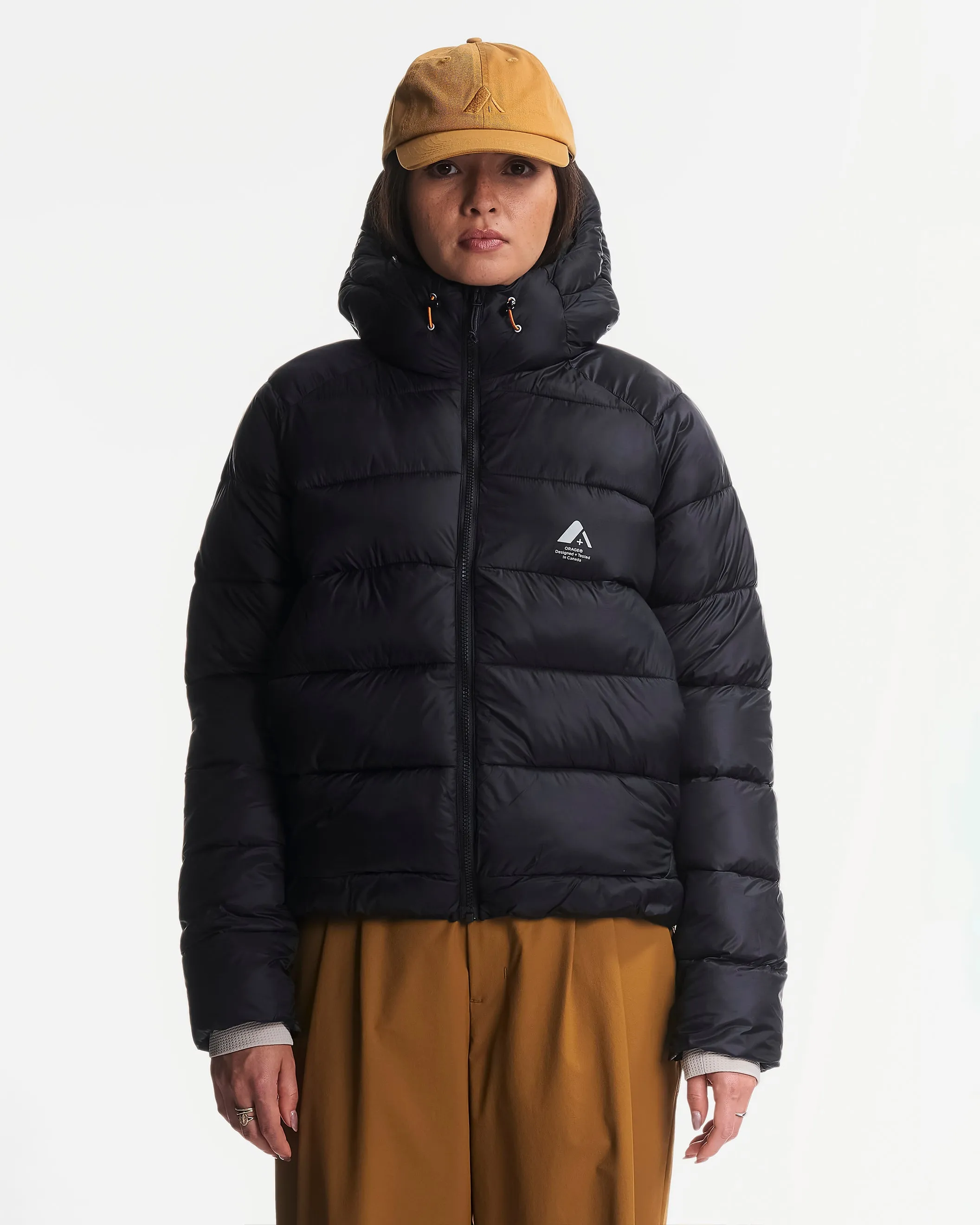 Women's Polar Down Hooded Jacket sold by Orage product image thumbnail 2