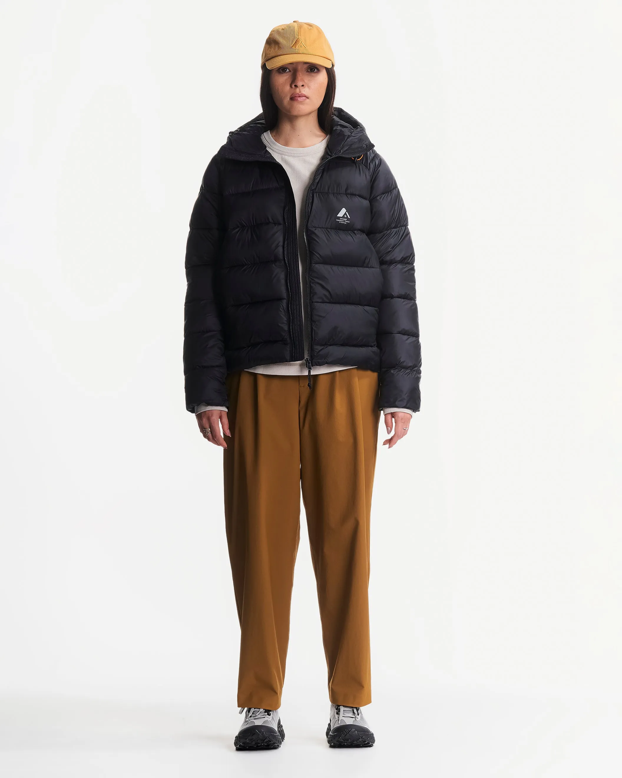 Women's Polar Down Hooded Jacket sold by Orage