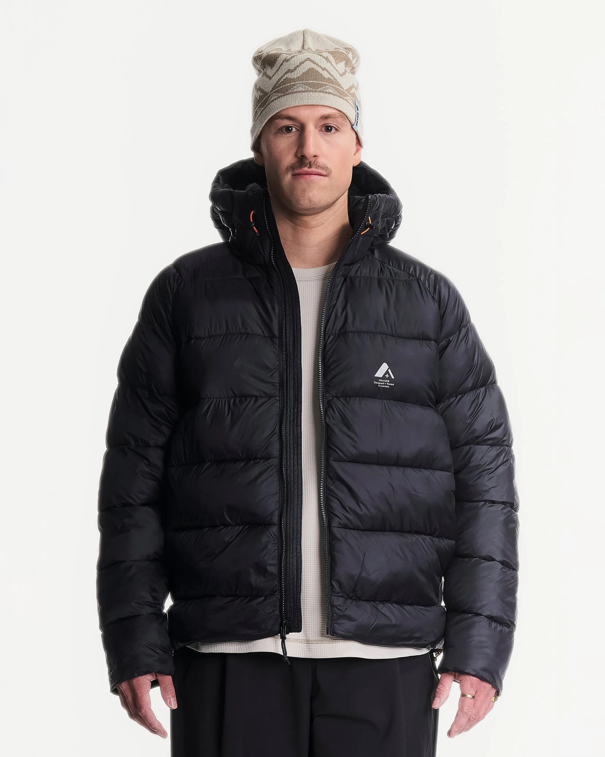 Men's Polar Down Hooded Jacket sold by Orage product image thumbnail 3