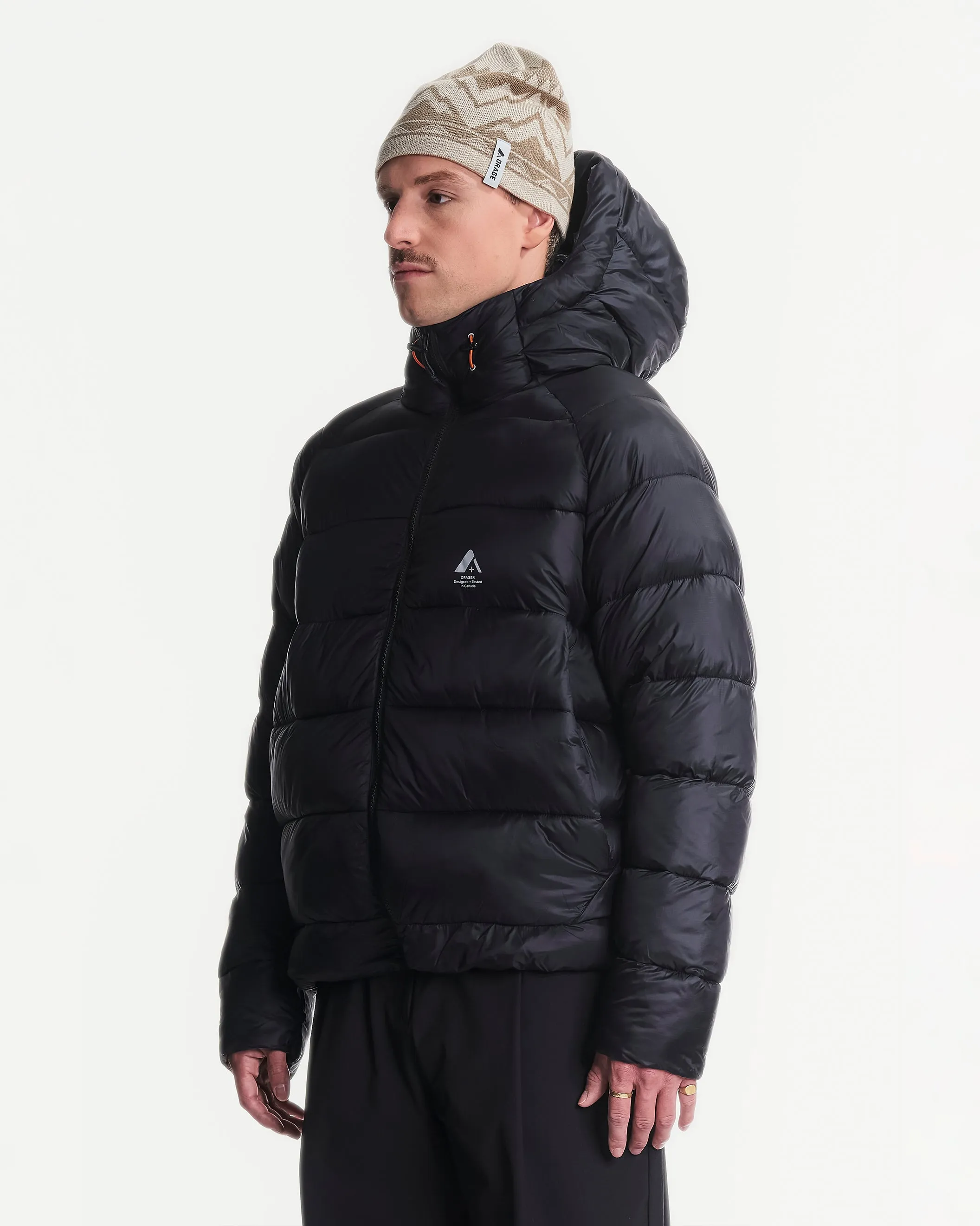 Men's Polar Down Hooded Jacket sold by Orage product image thumbnail 2