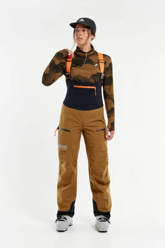 Women's MTN-X Cliff 3L Bib - Amber sold by Orage