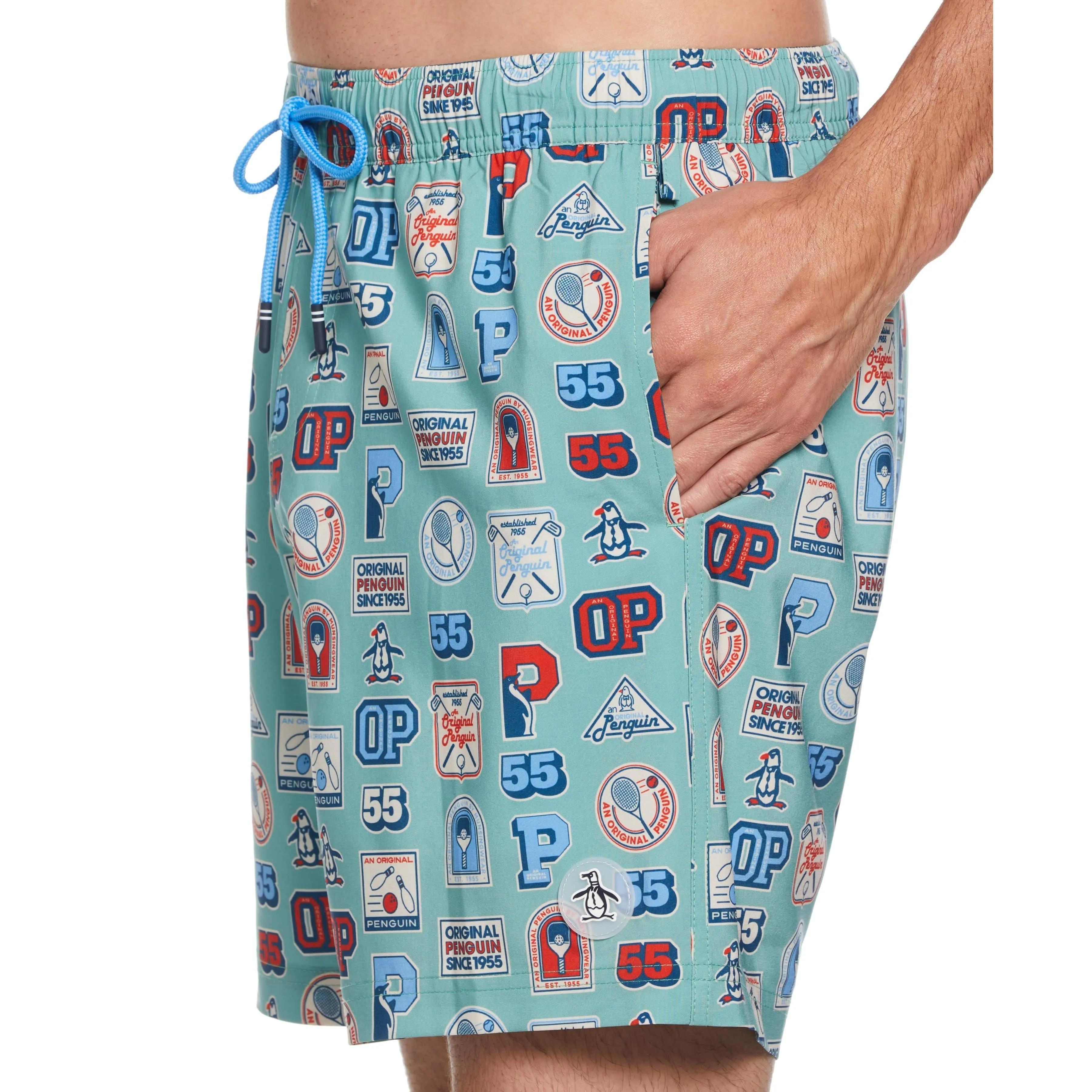 Collegiate Print Swim Shorts sold by Original Penguin product image thumbnail 2
