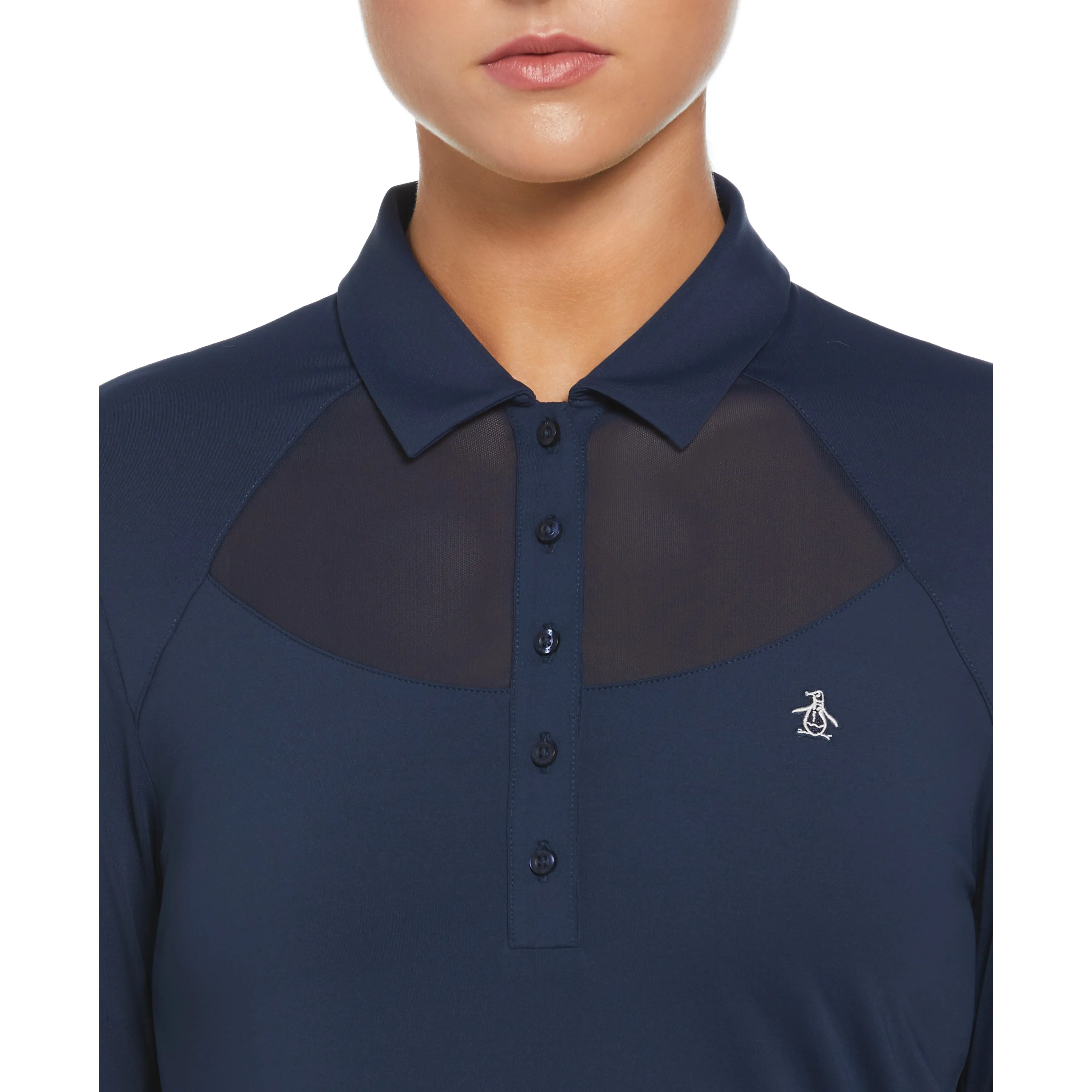 Women's Mesh Yoke Polo sold by Original Penguin product image thumbnail 3