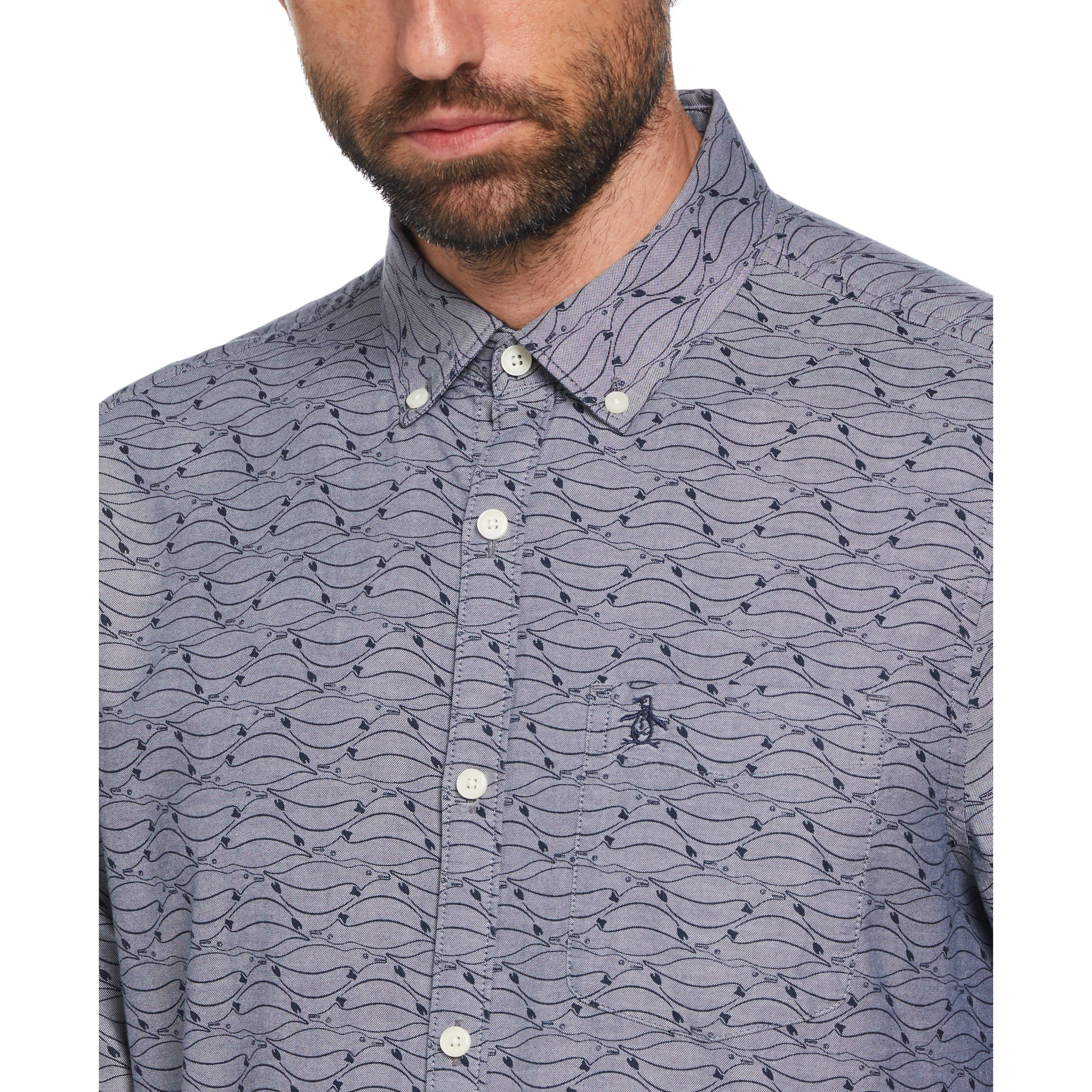 All Over Penguins Print Shirt sold by Original Penguin product image thumbnail 3