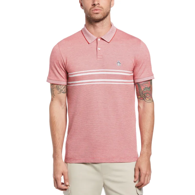 Engineered Stripe Birdseye Polo sold by Original Penguin