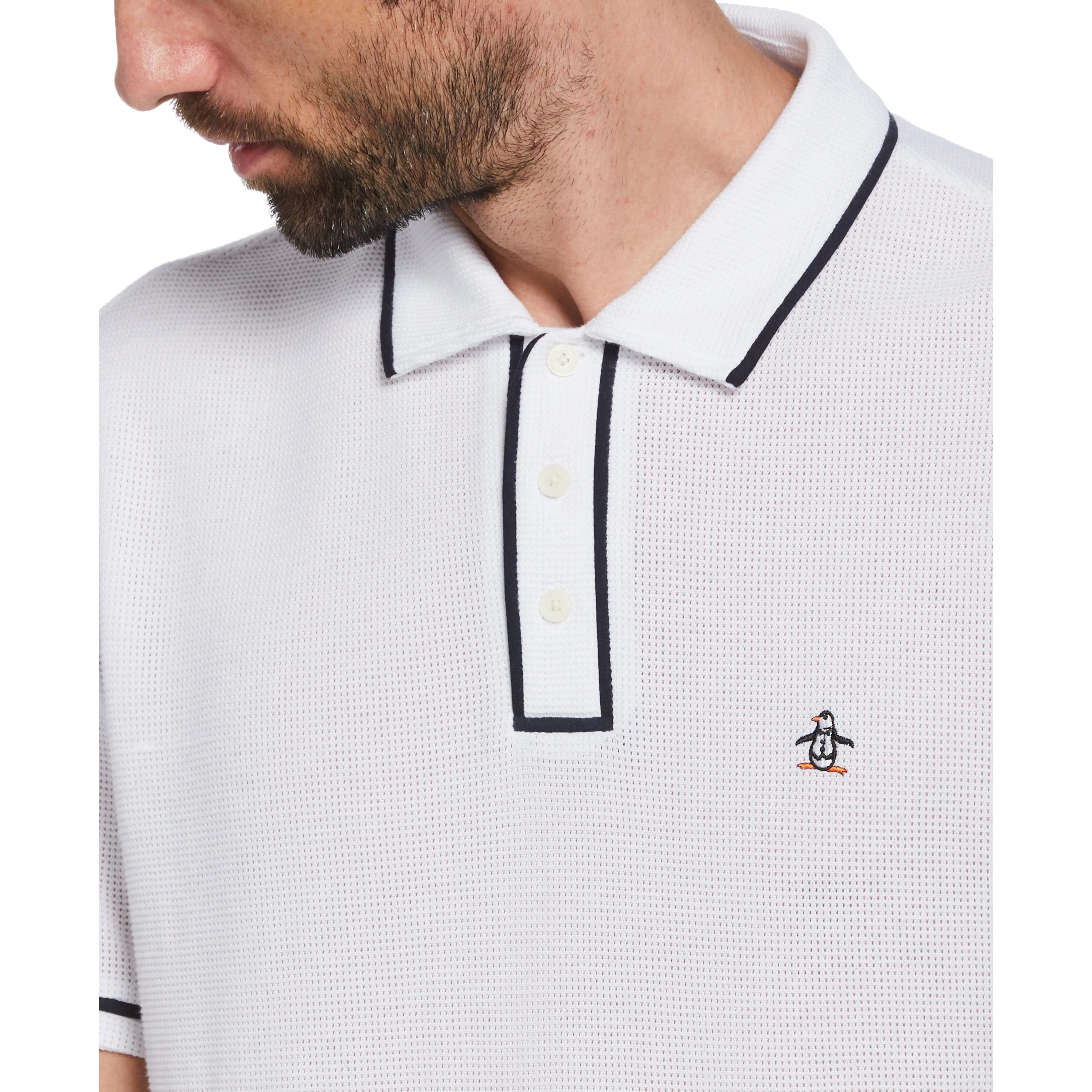 Organic Cotton Bentley Mesh Polo sold by Original Penguin product image thumbnail 2