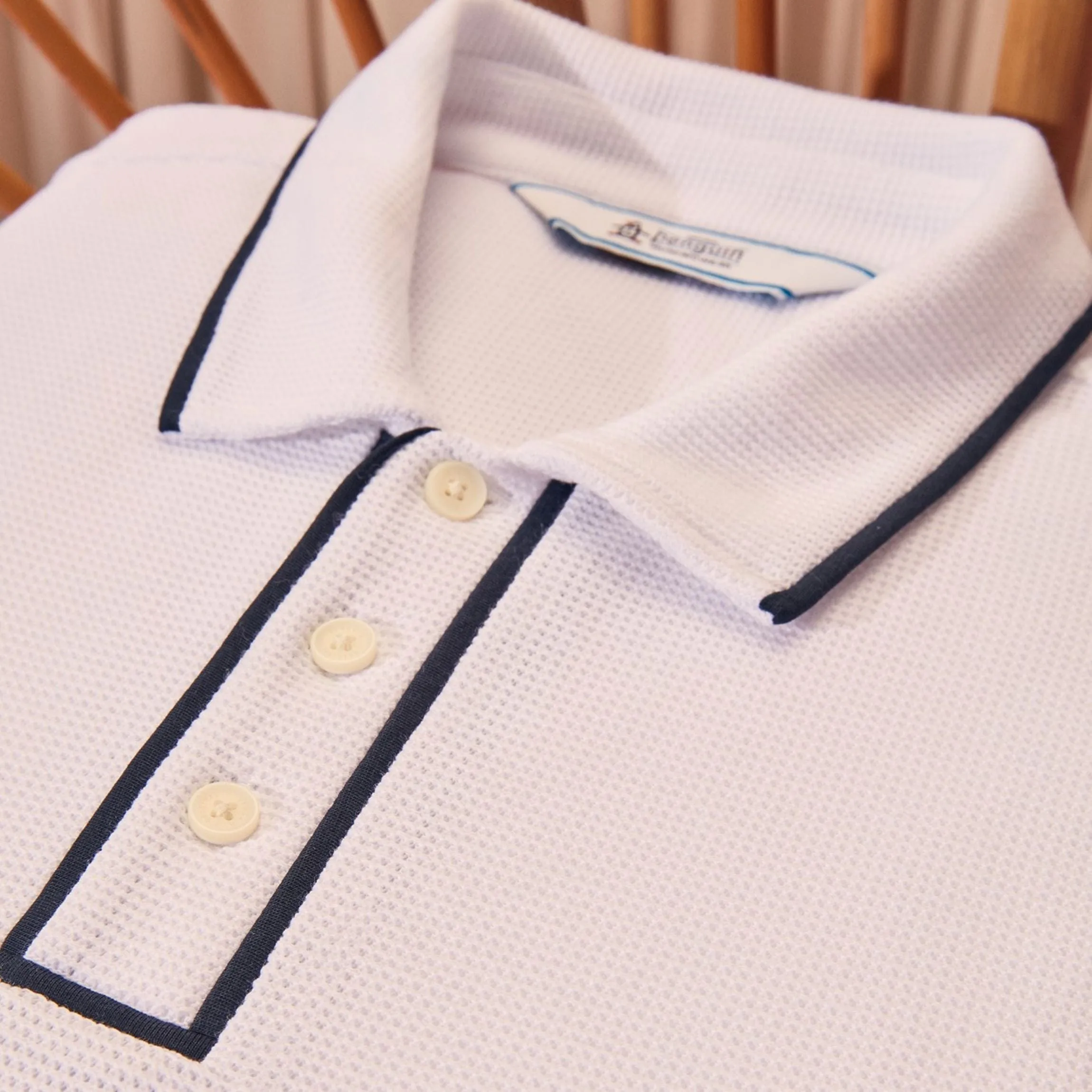 Organic Cotton Bentley Mesh Polo sold by Original Penguin product image thumbnail 3