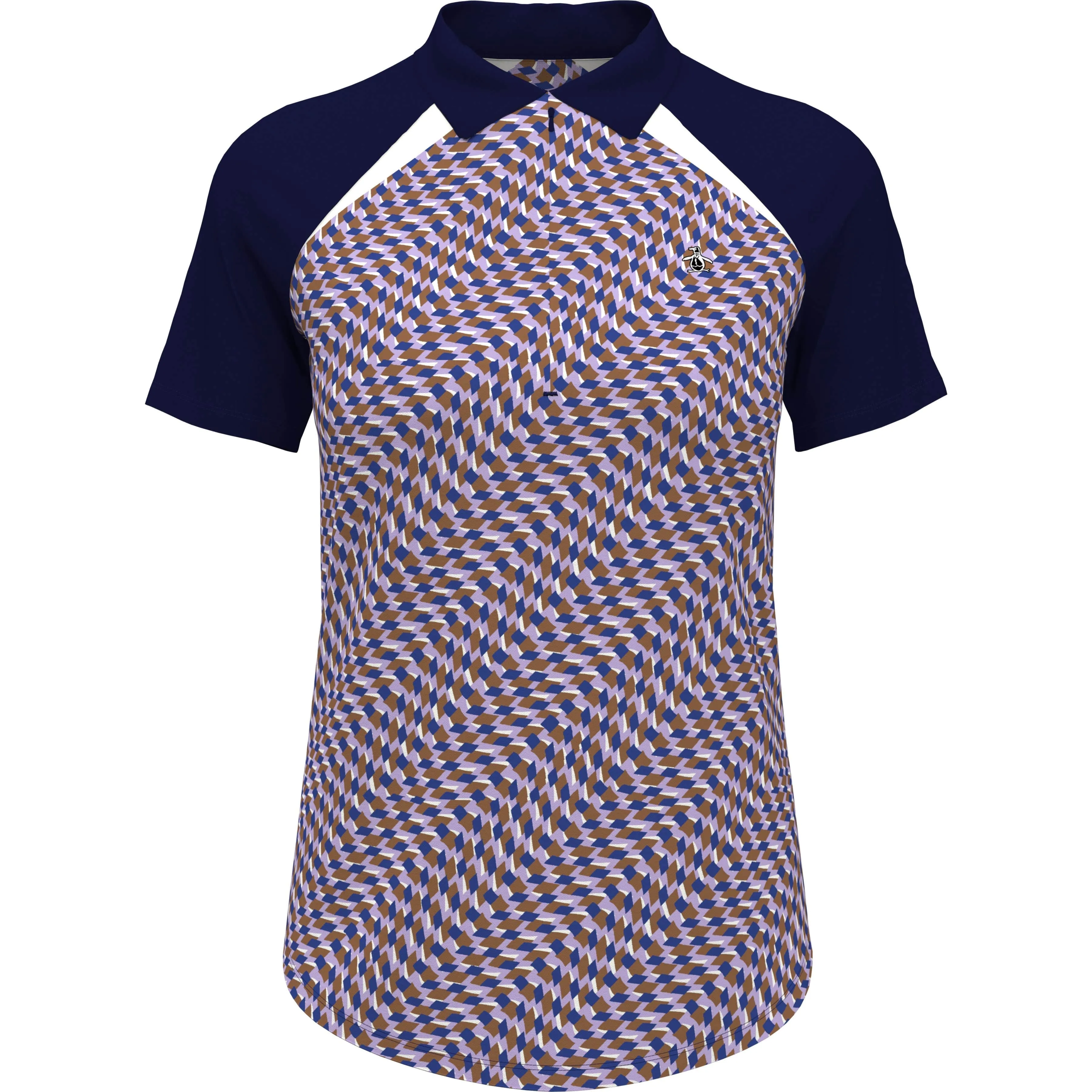 Women's Color Block Optical Print Golf Polo sold by Original Penguin product image thumbnail 2