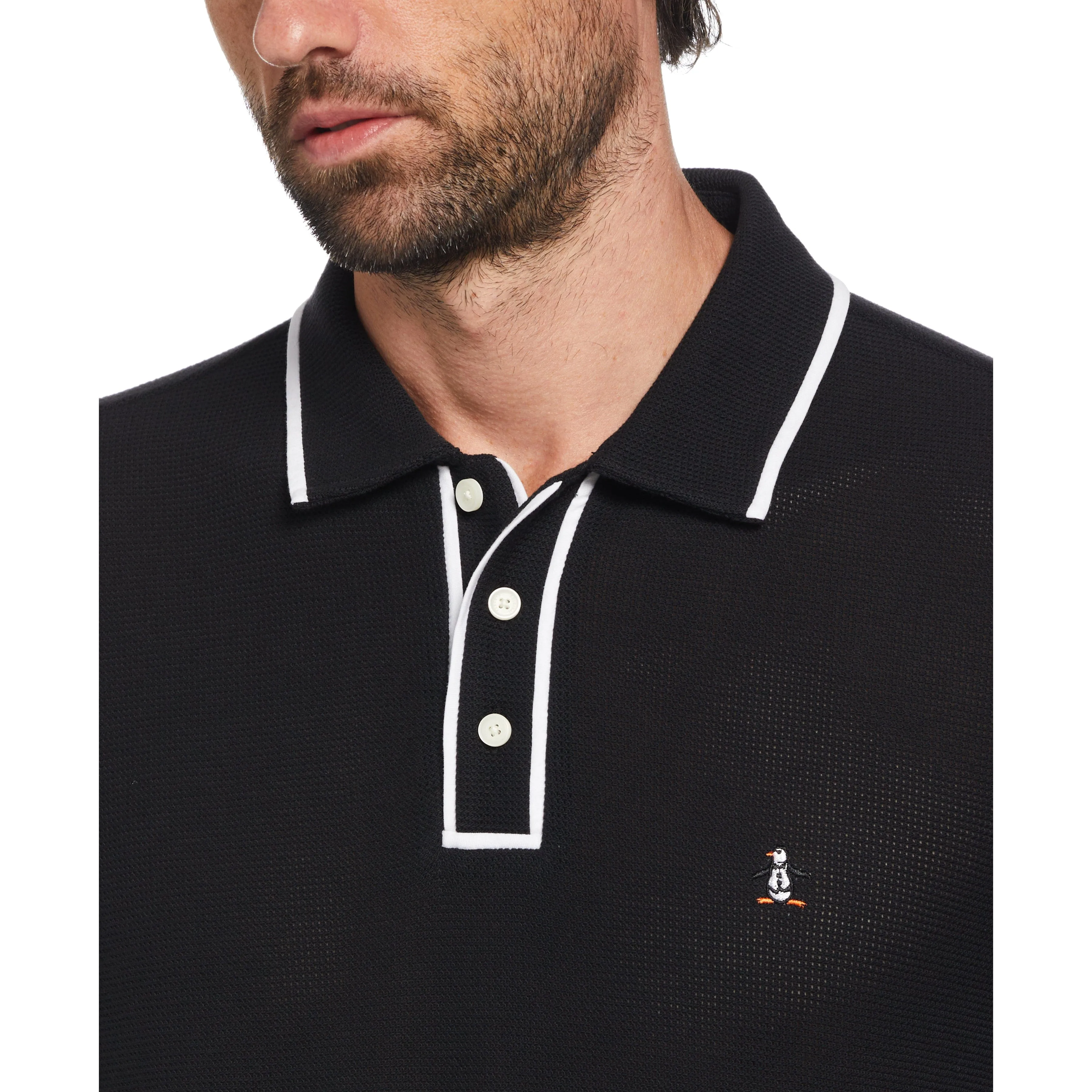 Organic Cotton Bentley Mesh Polo sold by Original Penguin product image thumbnail 3