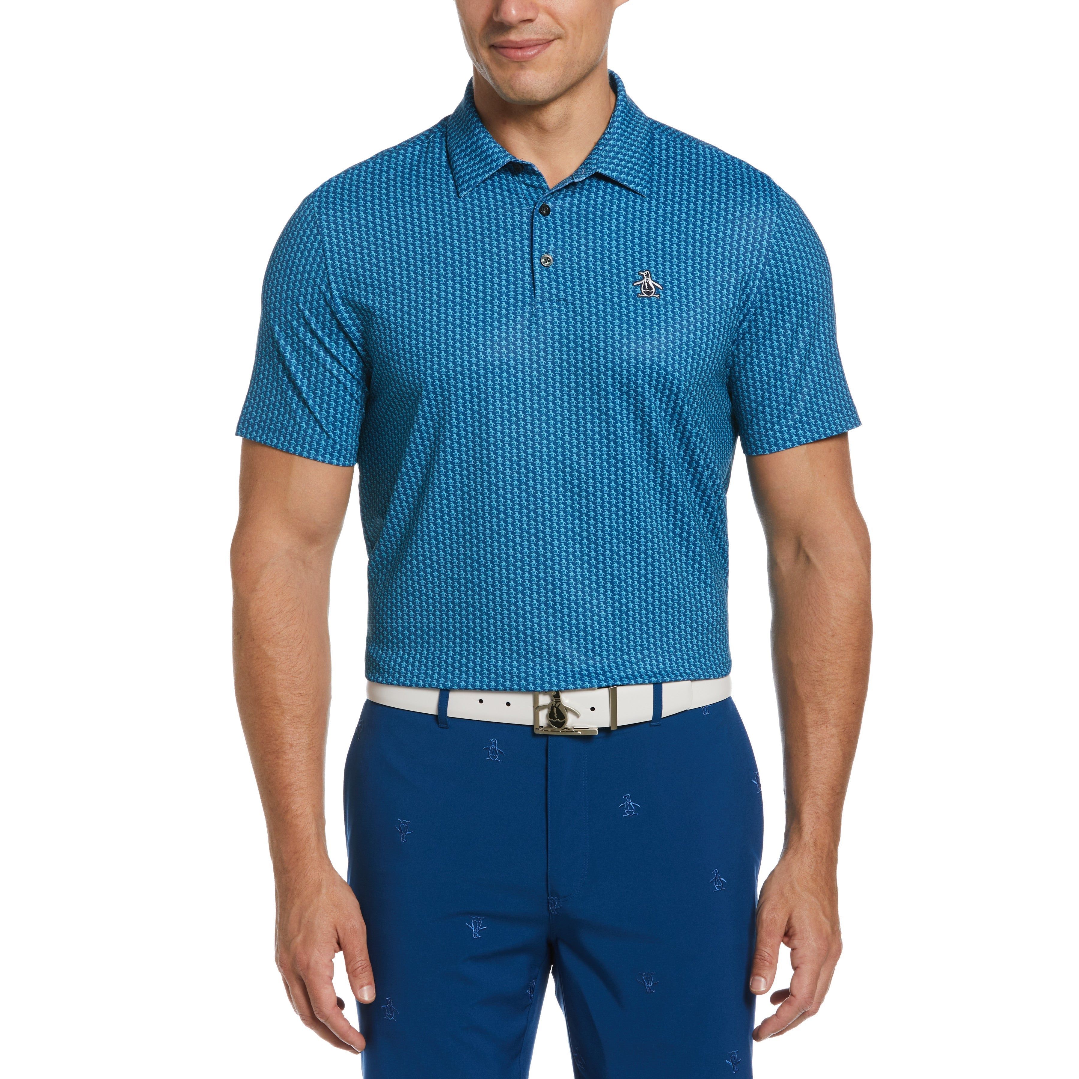 All Over Pete Print Golf Polo sold by Original Penguin