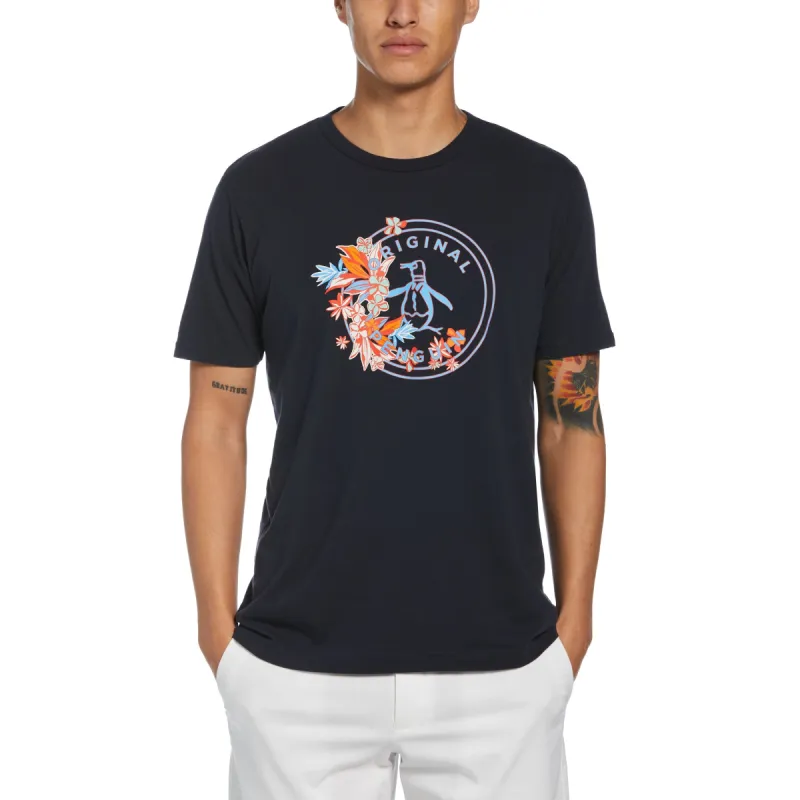 Big & Tall Floral Stamp Pete Tee sold by Original Penguin