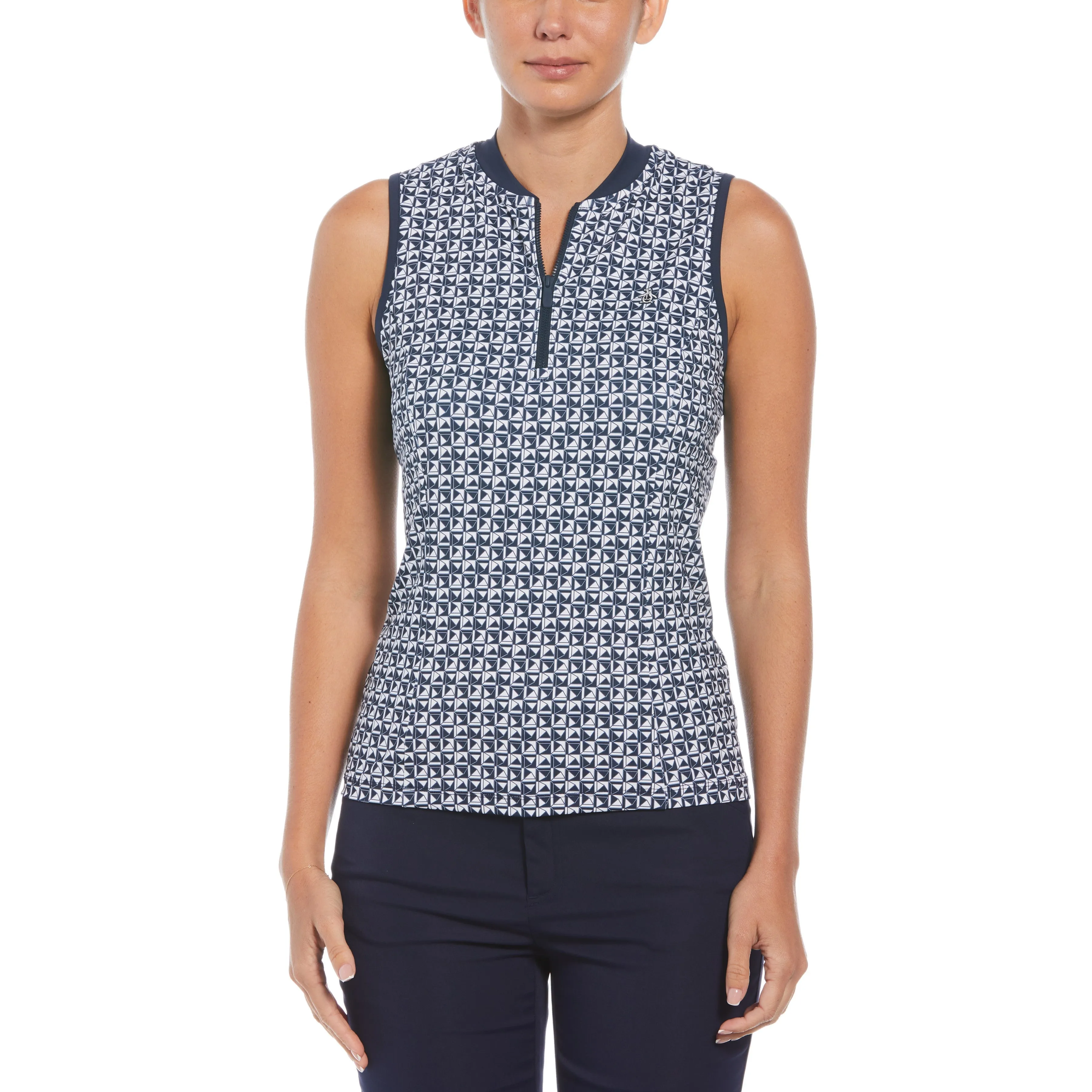 Women's Geometric Print Sleeveless Golf Polo sold by Original Penguin