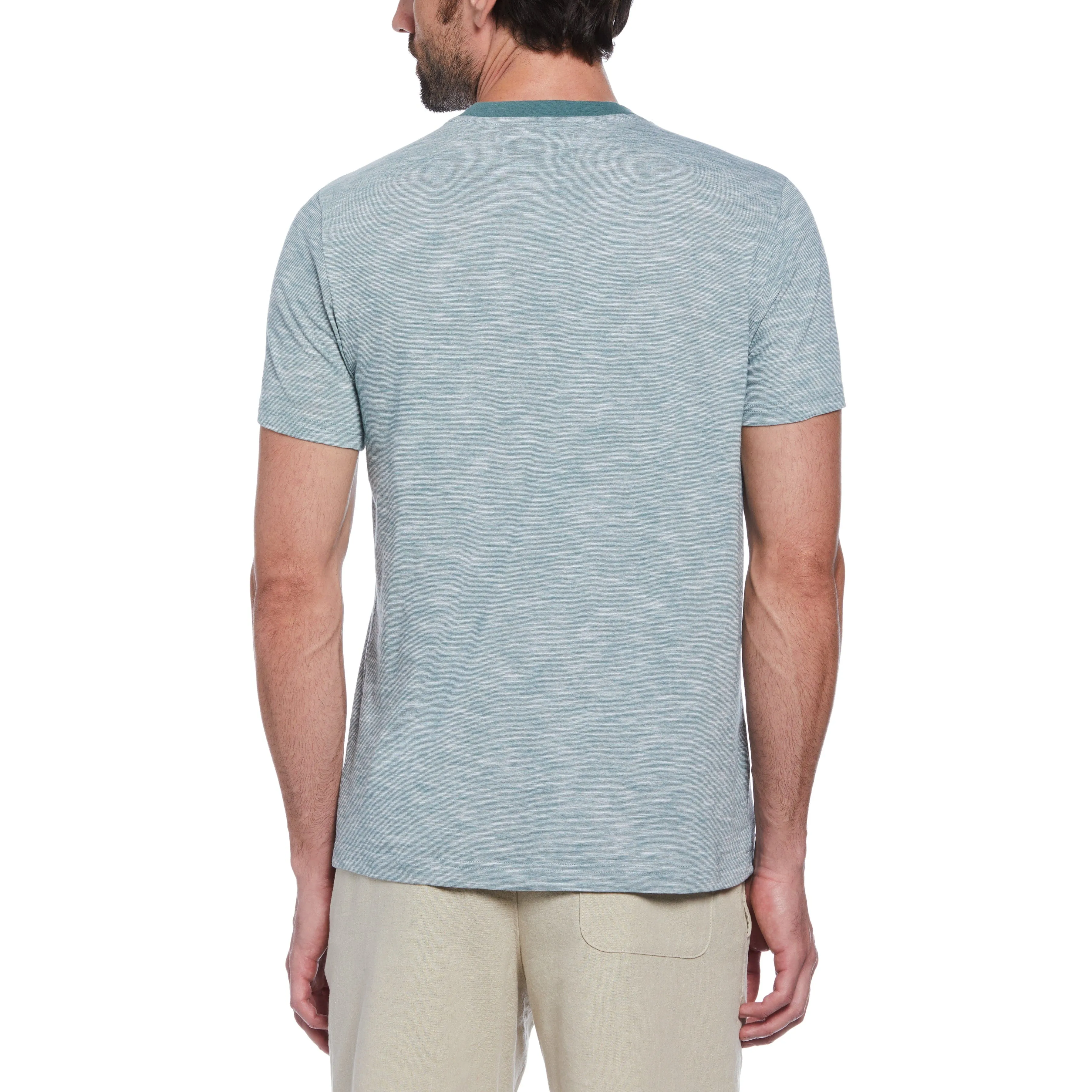 Stripe Chambray Tipped Pocket Tee sold by Original Penguin product image thumbnail 2