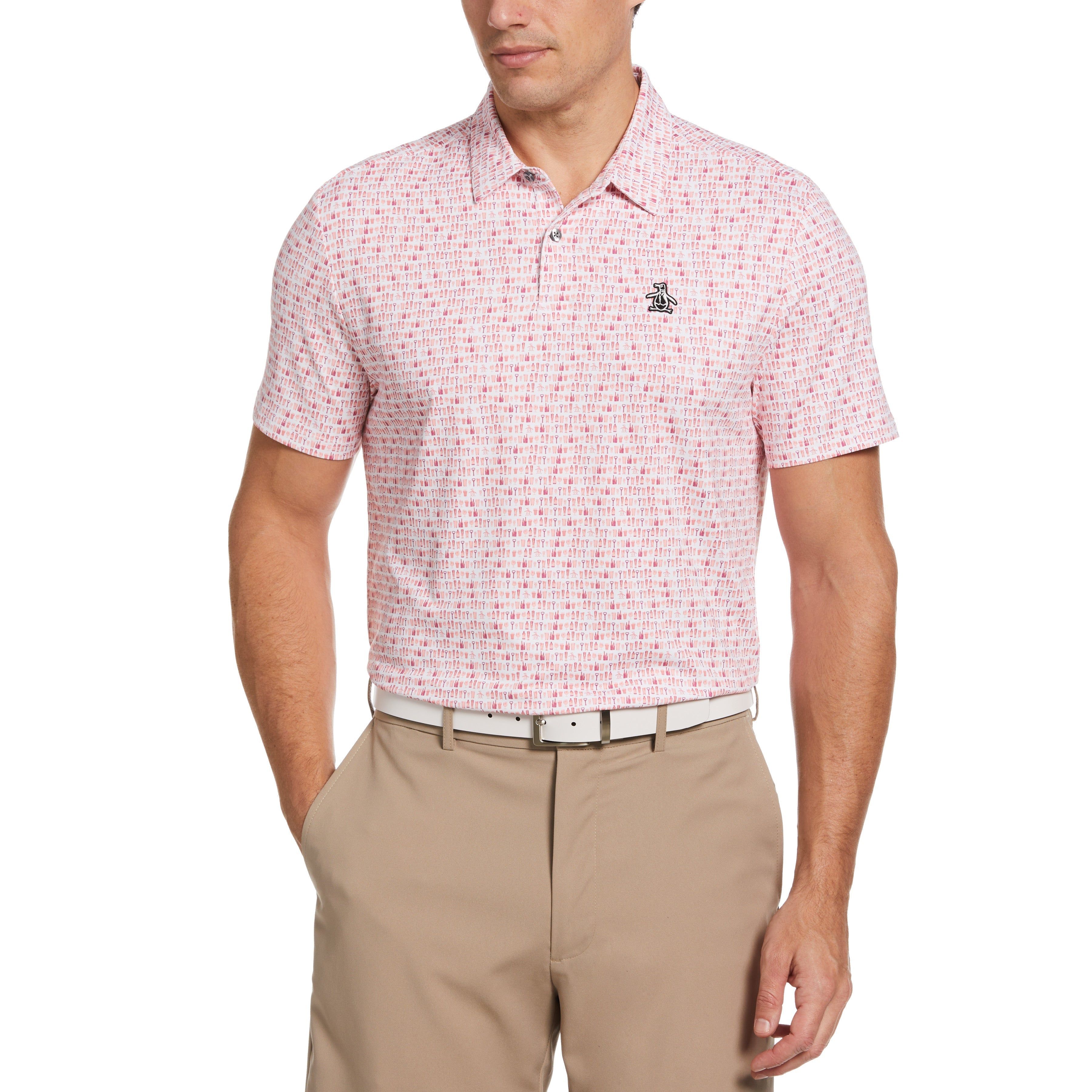 Have a Beer Print Golf Polo sold by Original Penguin