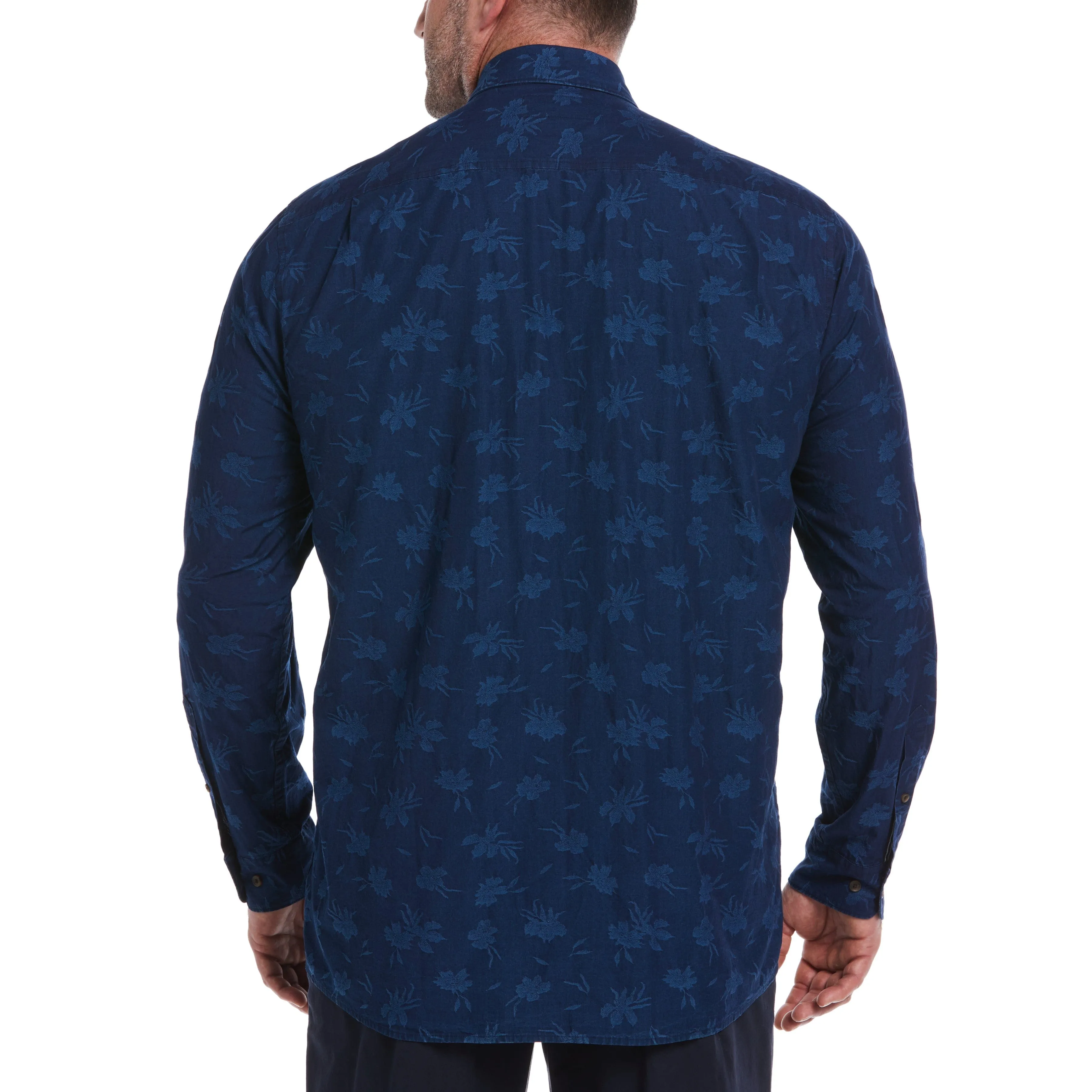 Big & Tall Jacquard Denim Shirt sold by Original Penguin product image thumbnail 2