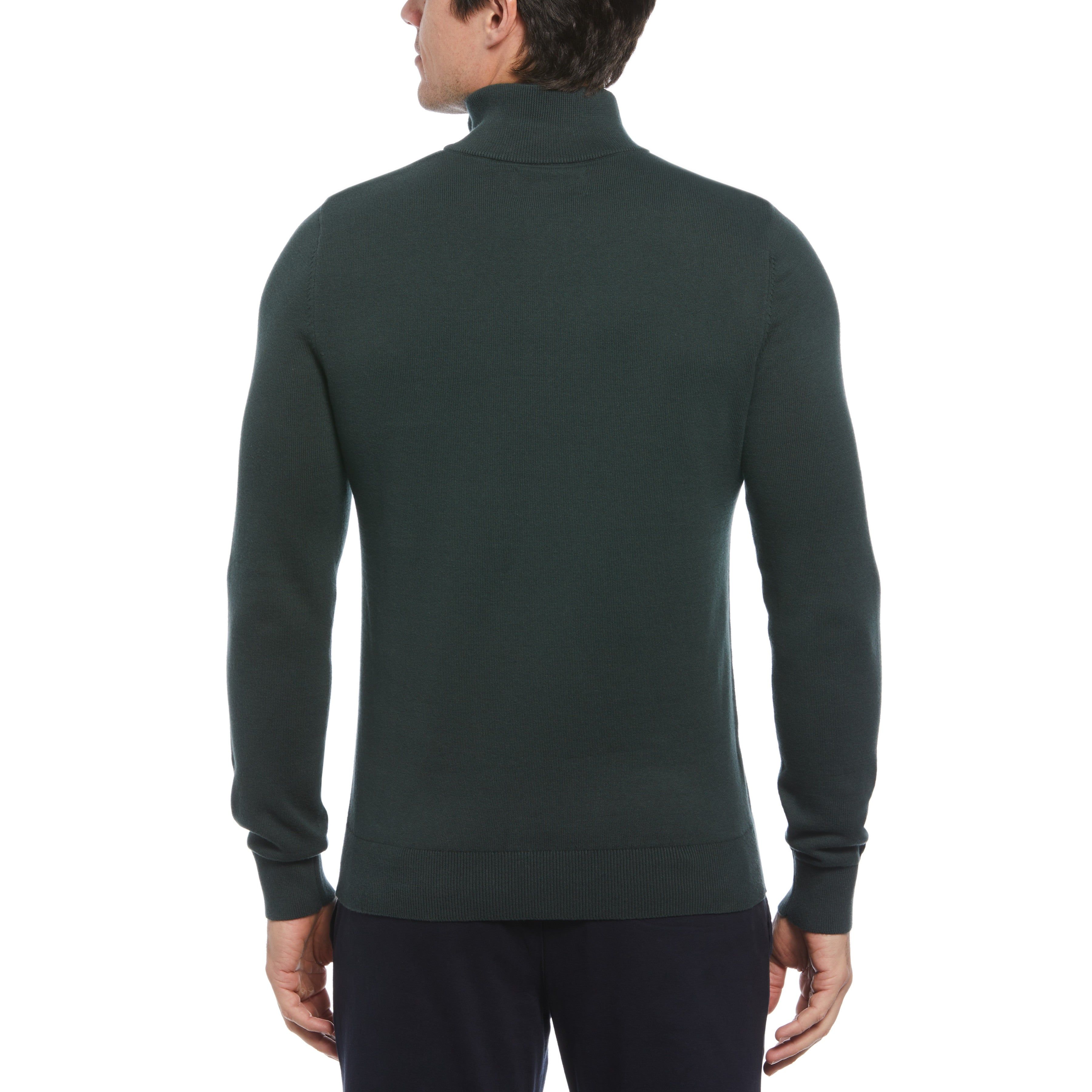 1/4 Zip Cotton Jersey Sweater sold by Original Penguin product image thumbnail 2