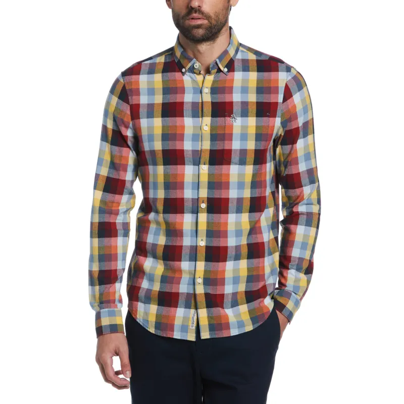 Multi Check Stretch Shirt sold by Original Penguin