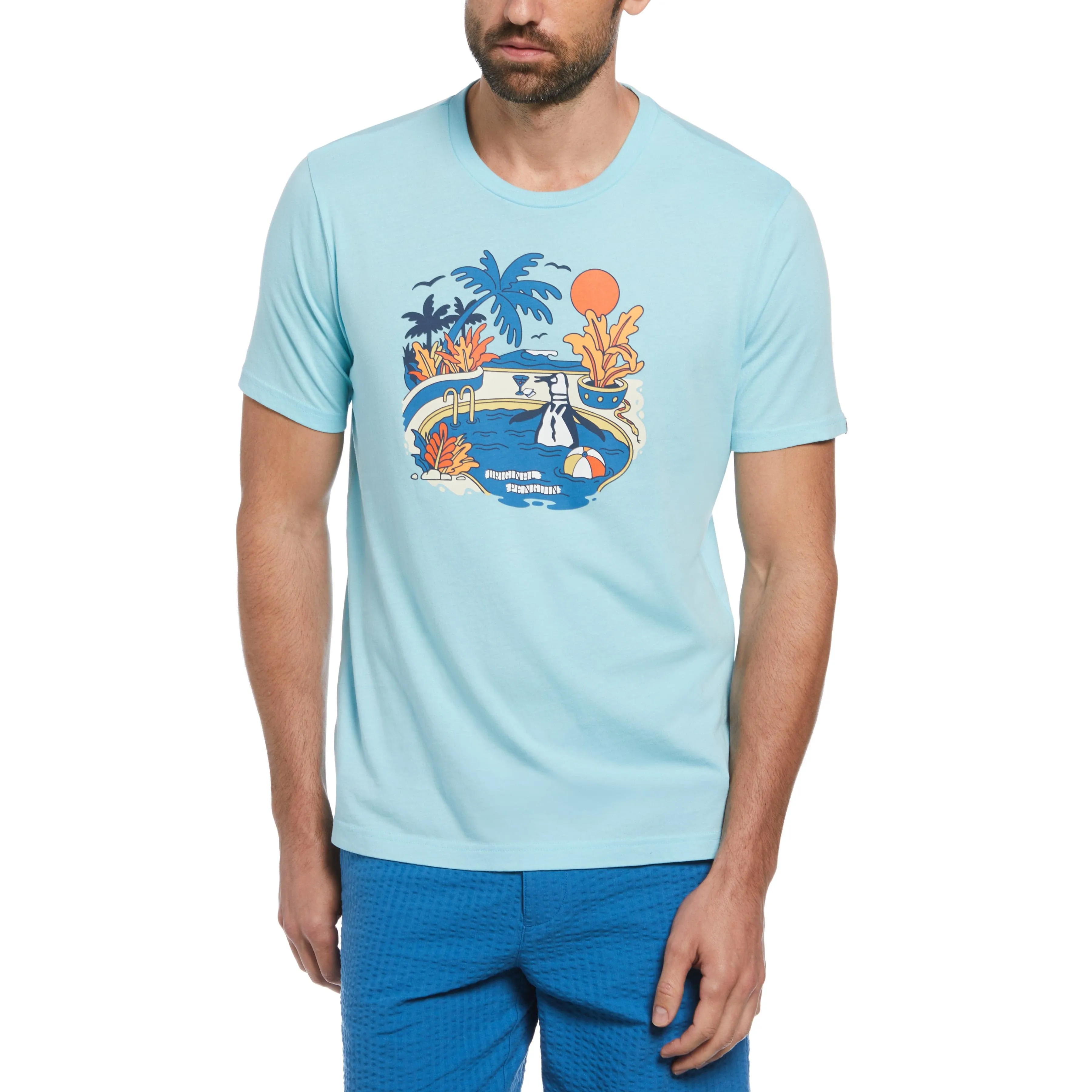 Jersey Pete Scene Graphic Tee sold by Original Penguin