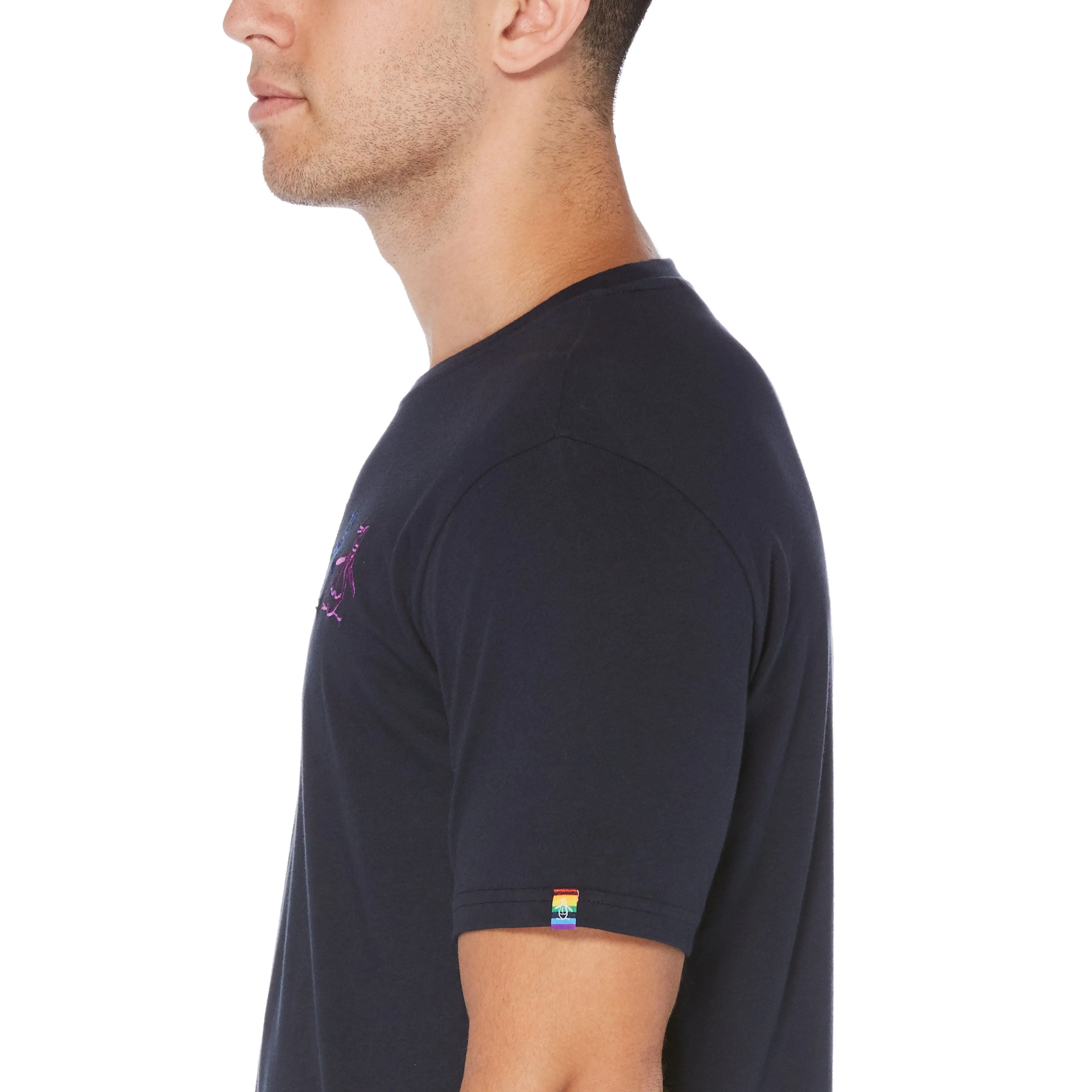 Big & Tall Pride Rainbow Pete Tee sold by Original Penguin product image thumbnail 3