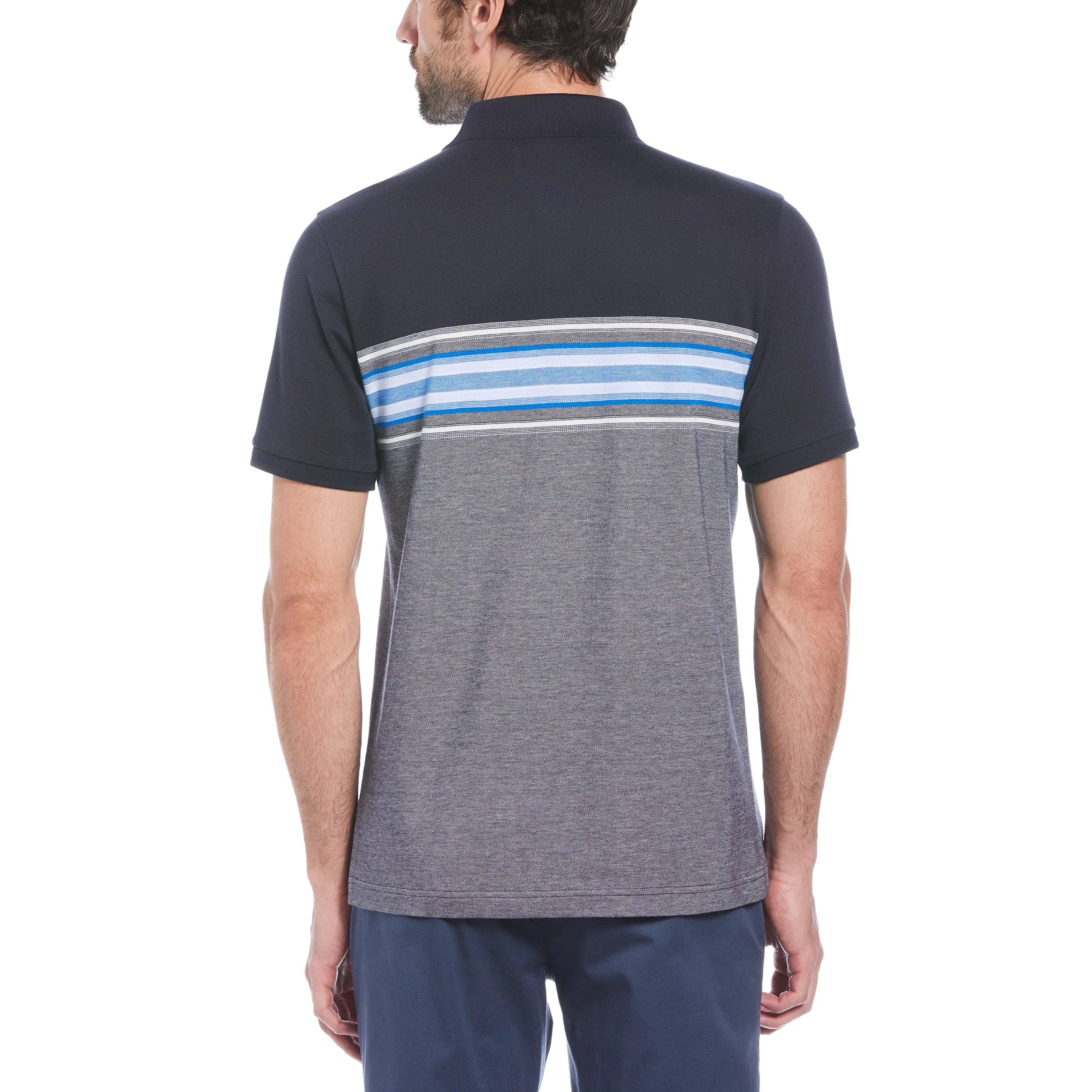 Pique Chest Stripe Birdseye Polo sold by Original Penguin product image thumbnail 2