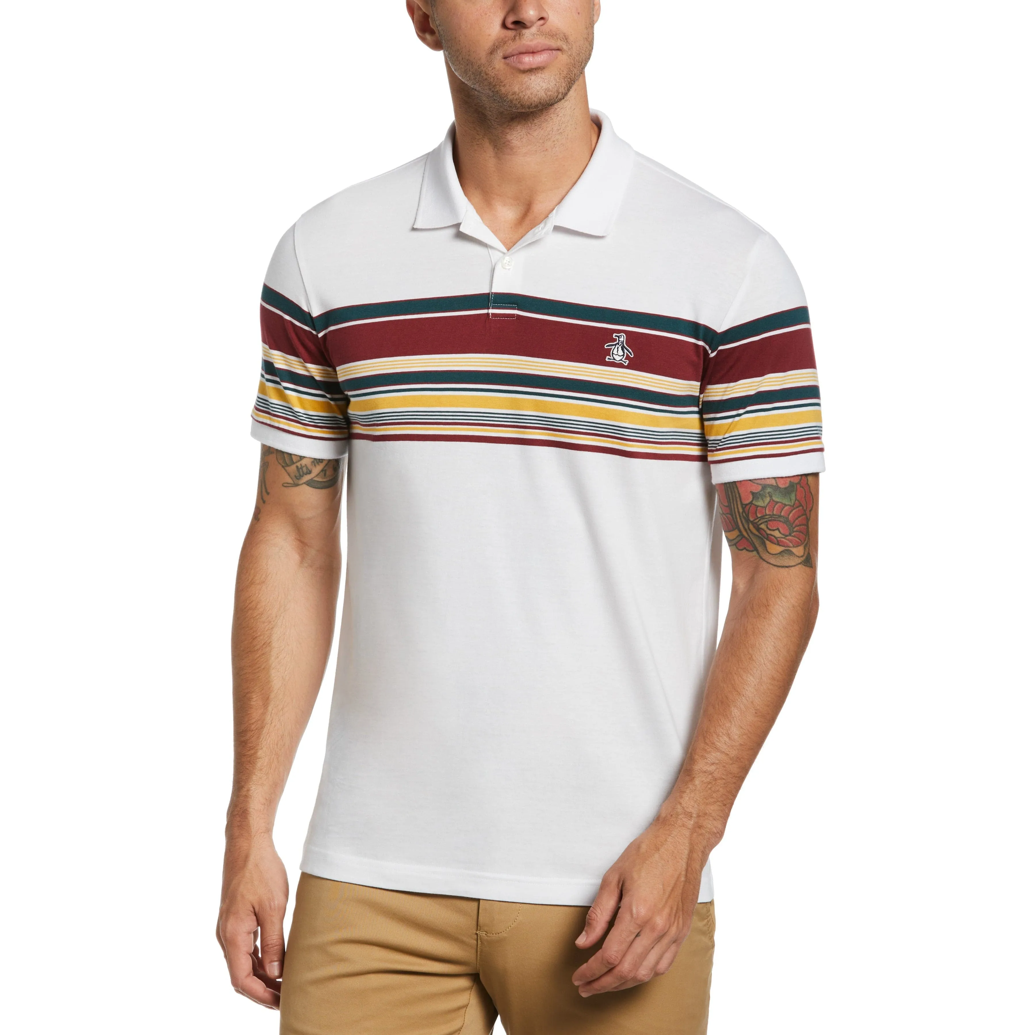 Enlarged Chest Stripe Polo sold by Original Penguin