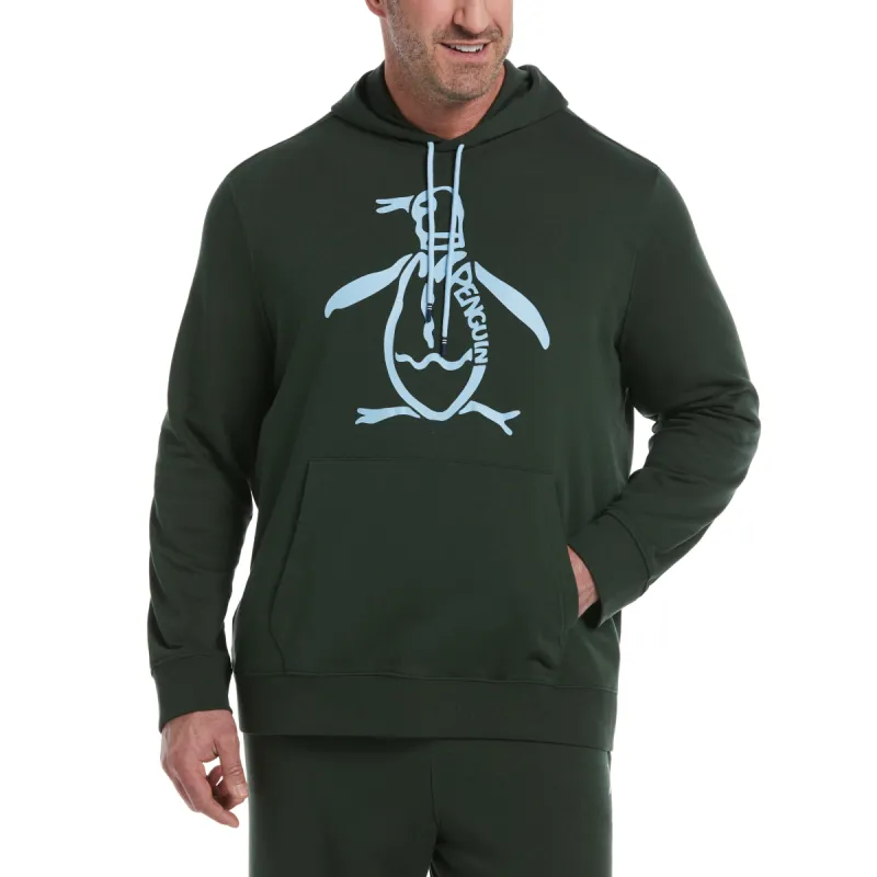 Big & Tall Organic Cotton Logo Fleece Hoodie sold by Original Penguin
