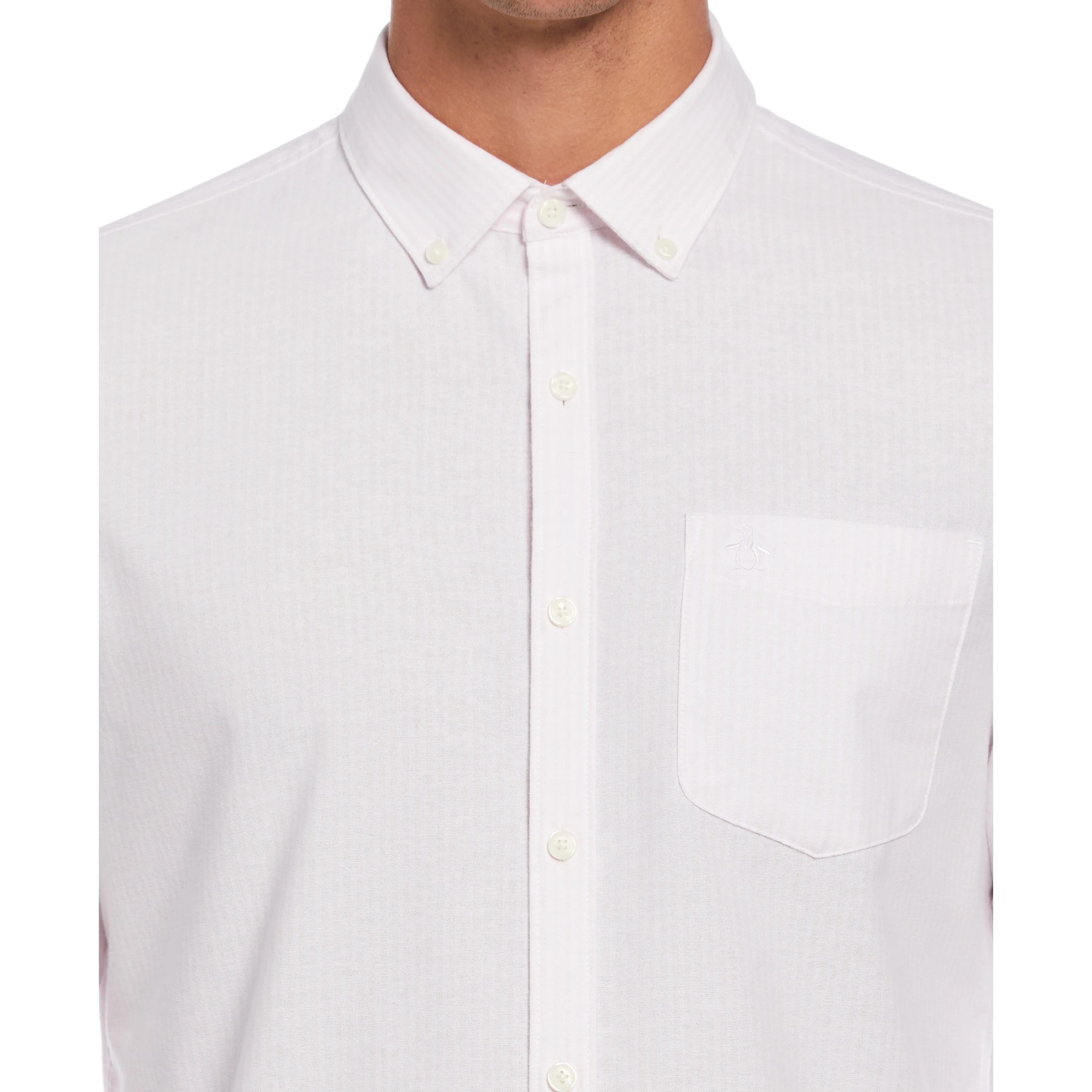 Oxford Long Sleeve Stripe Shirt sold by Original Penguin product image thumbnail 3