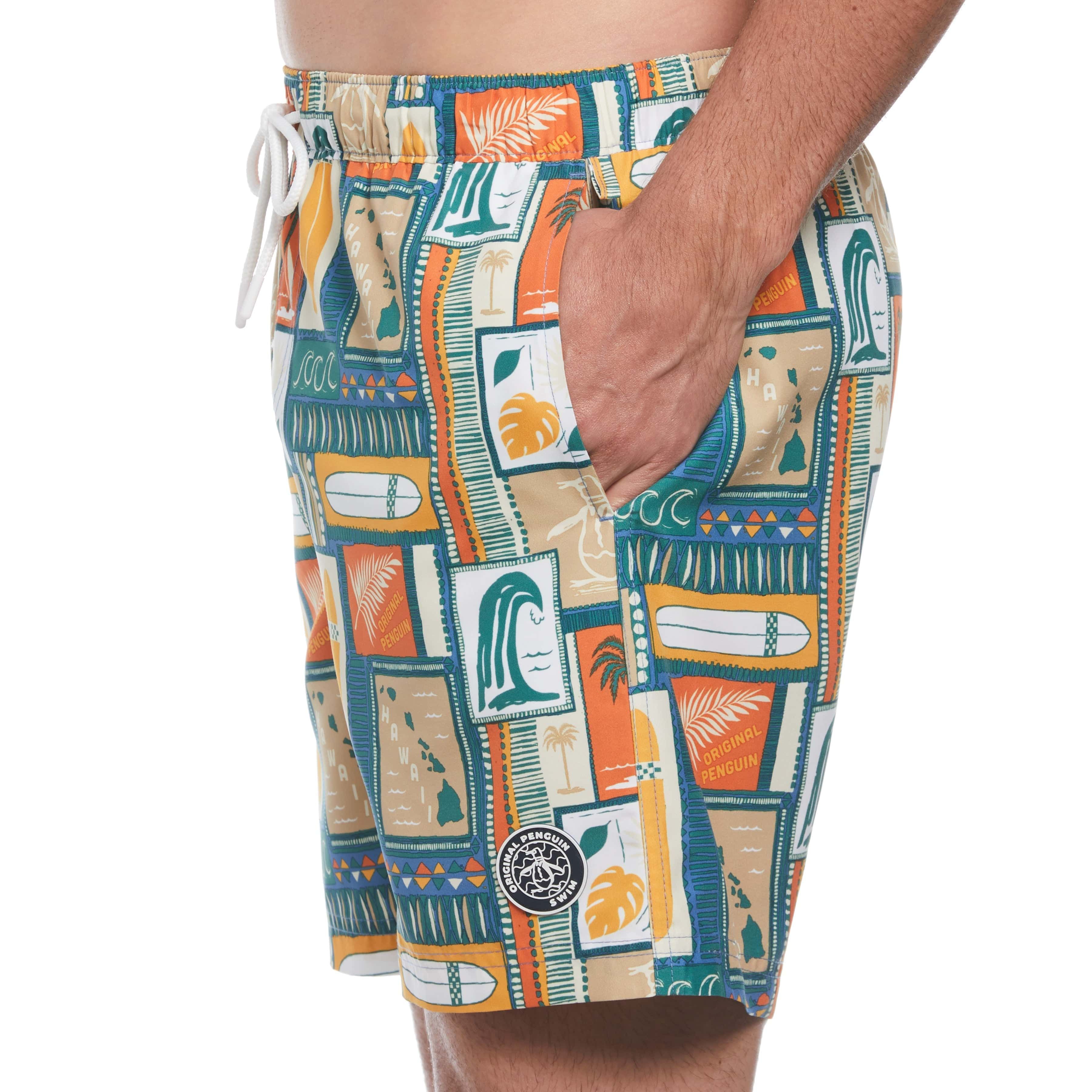 Surf Pete Print Swim Shorts sold by Original Penguin product image thumbnail 3