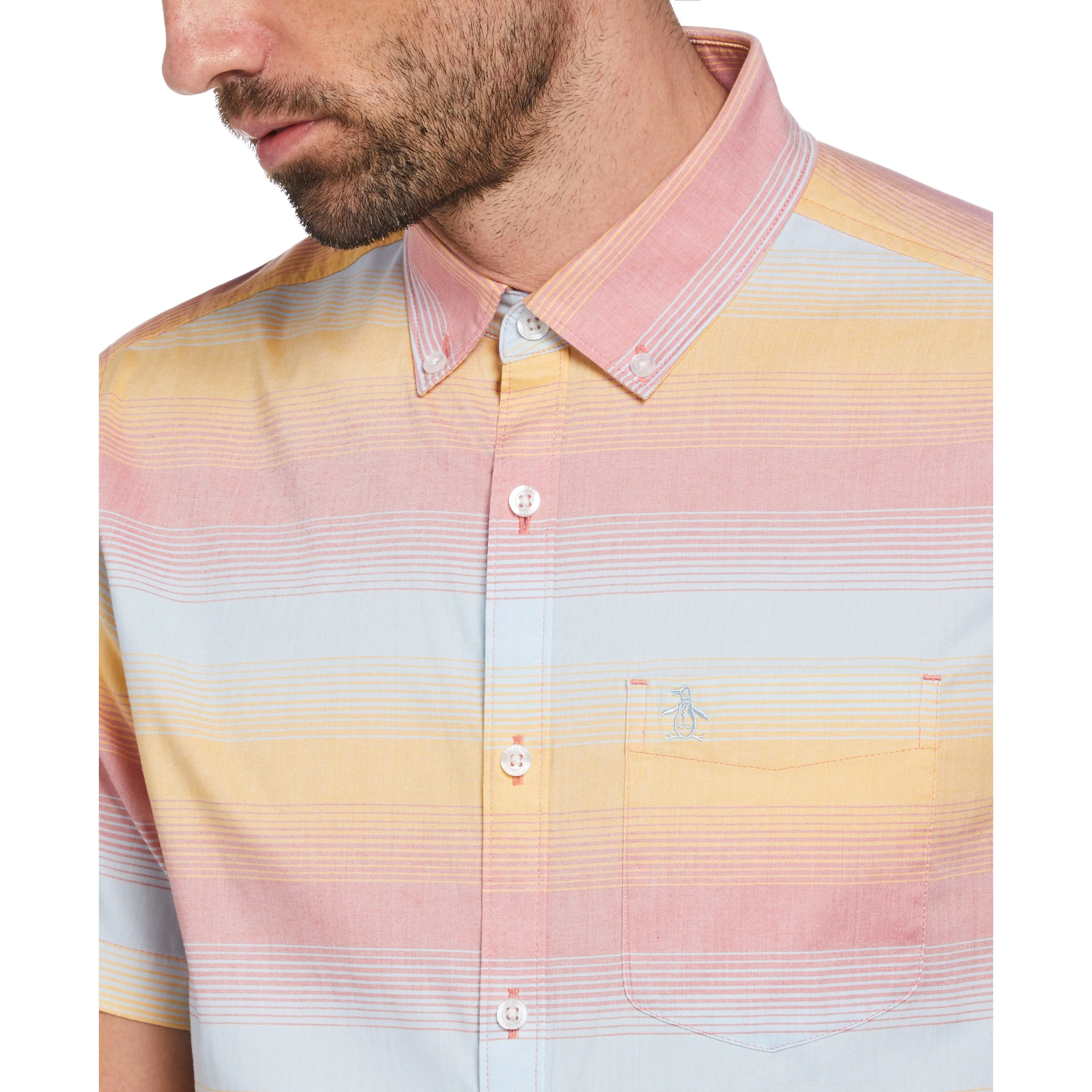 Woven Engineered Stripe Shirt sold by Original Penguin product image thumbnail 3