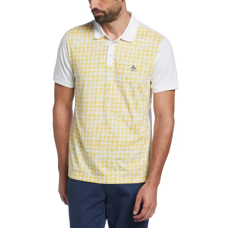 Geo Print Front Polo sold by Original Penguin