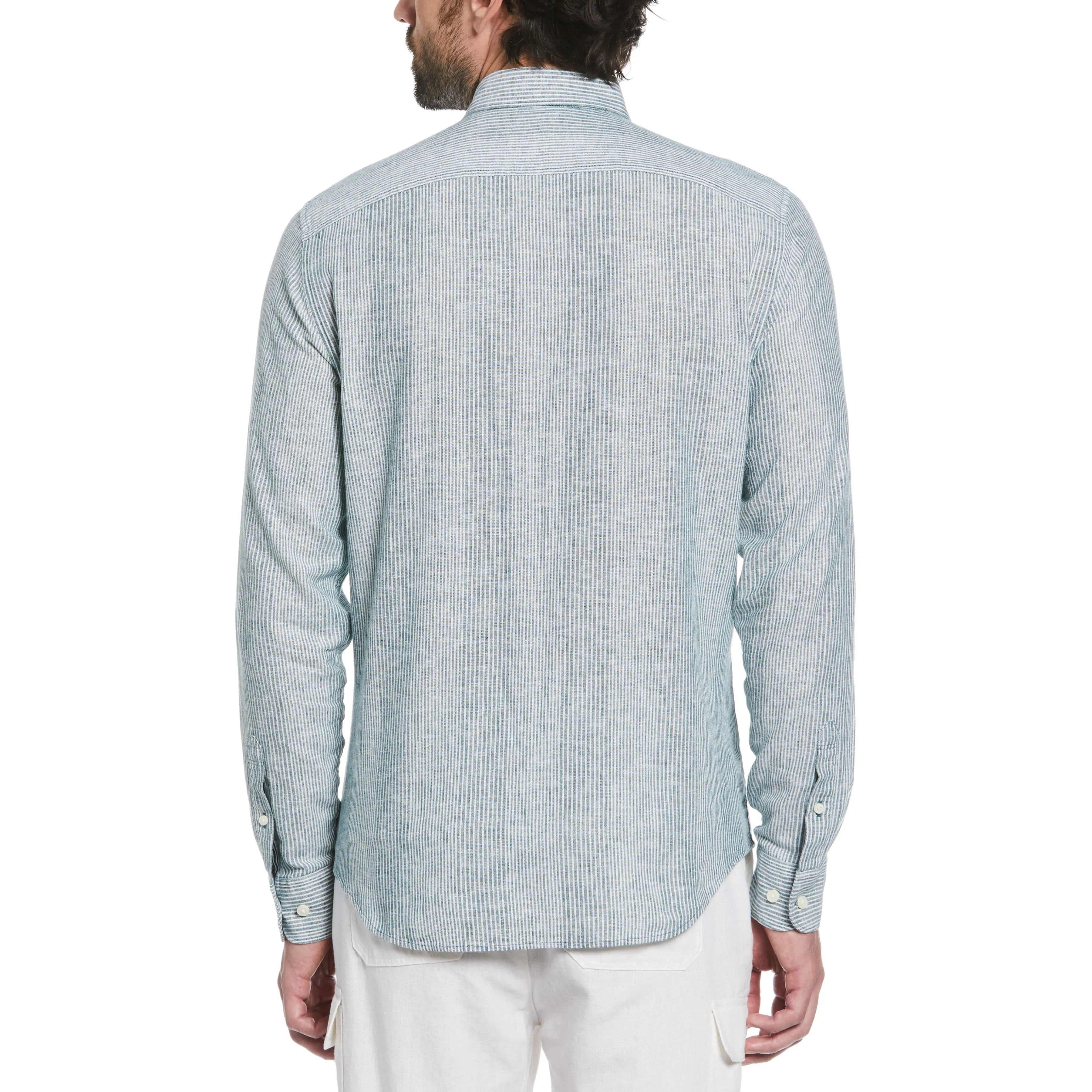 EcoVero™ Pinstripe Shirt sold by Original Penguin product image thumbnail 2