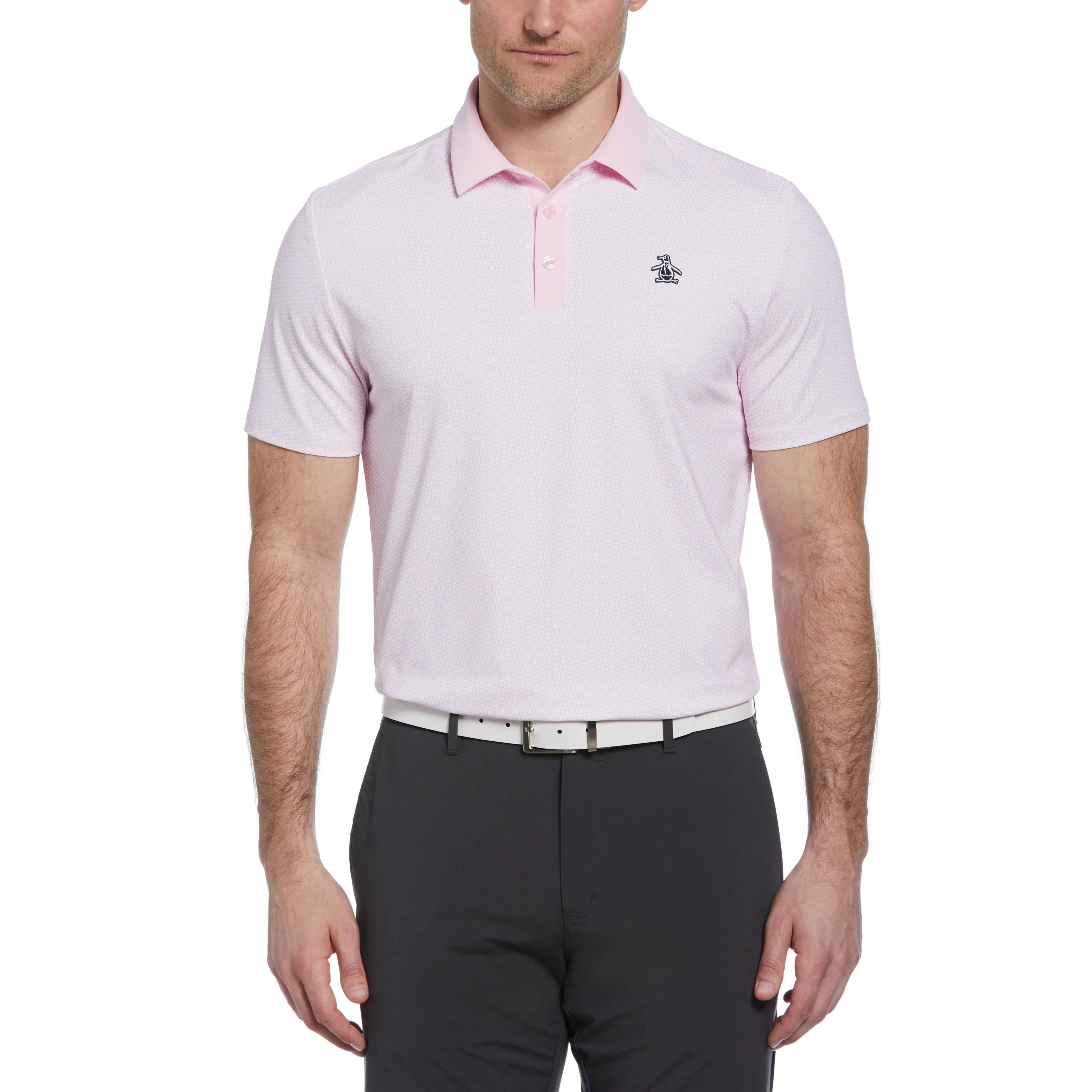 All-Over Retro Micro Floral Print Golf Polo sold by Original Penguin