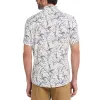 Viscose Linear Palm Print Shirt sold by Original Penguin