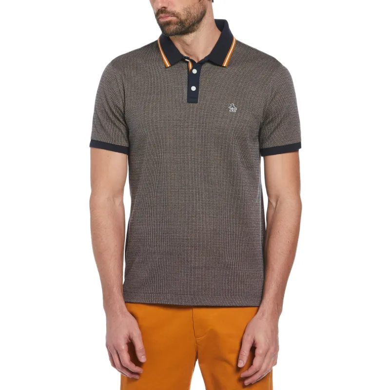 Jacquard Polo with Tipping sold by Original Penguin