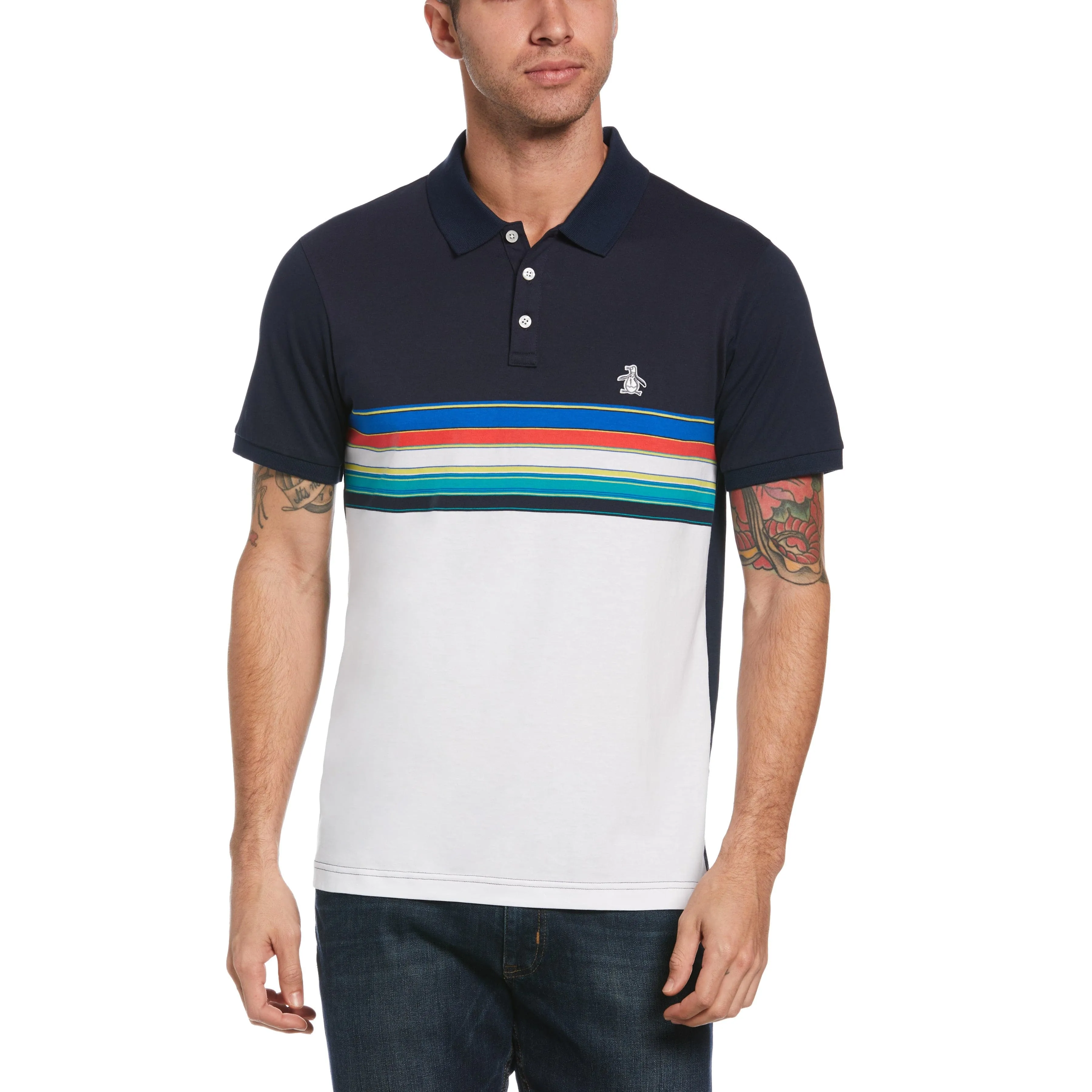 Chest Stripe Polo sold by Original Penguin