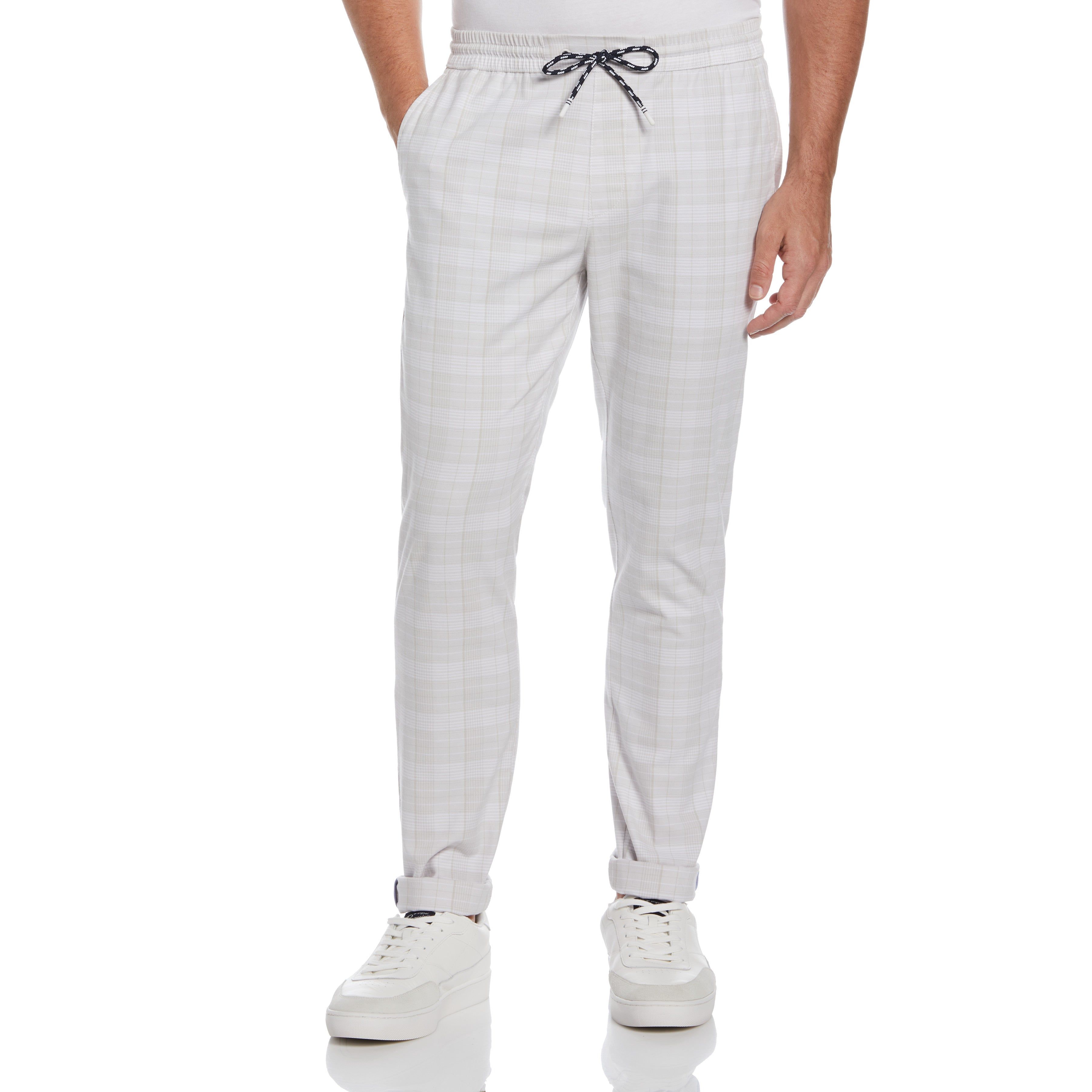 Slim Fit Plaid Drawstring Pant sold by Original Penguin